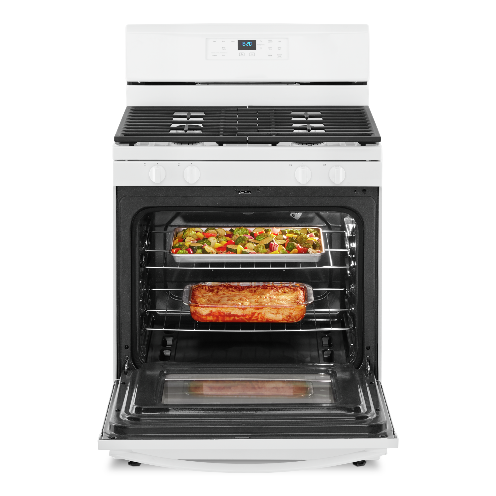 Whirlpool - 5 cu. ft Gas Range in White - WFG515S0MW