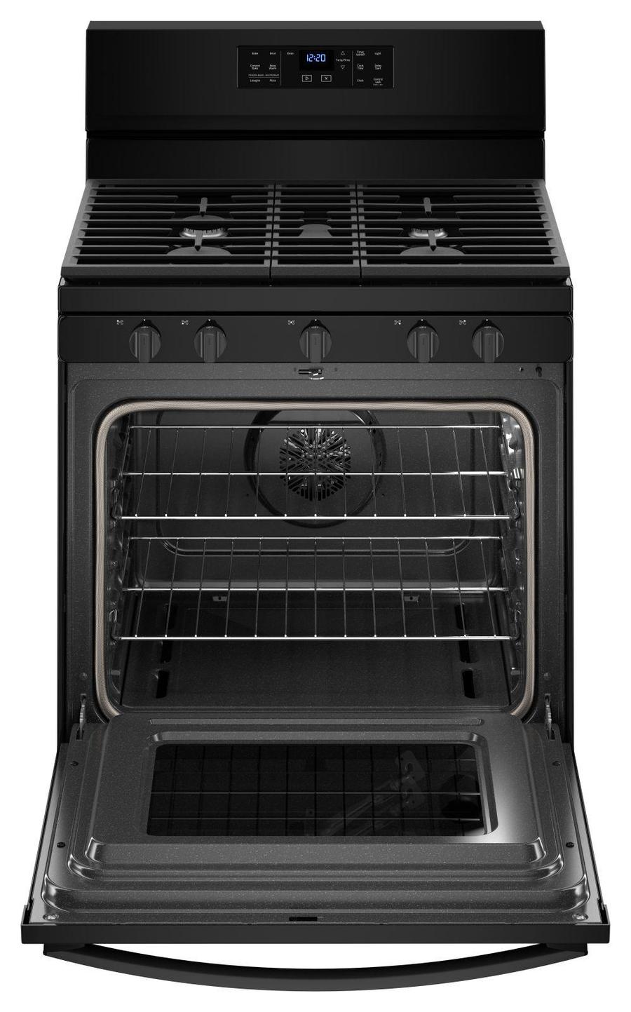 Whirlpool - 5 cu. ft Gas Range in Black - WFG550S0HB