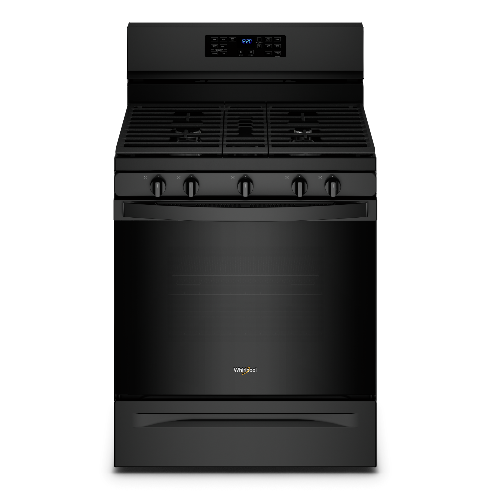 Whirlpool - 5 cu. ft Gas Range in Black - WFG550S0LB