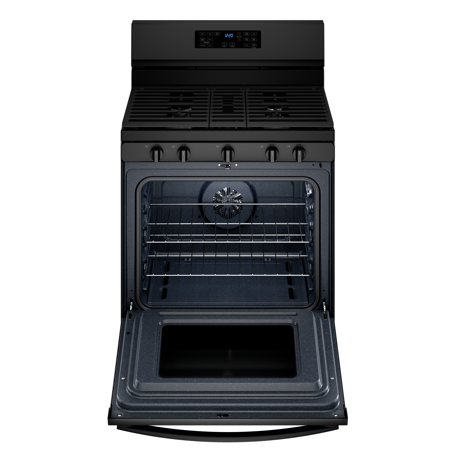 Whirlpool - 5 cu. ft Gas Range in Black - WFG550S0LB