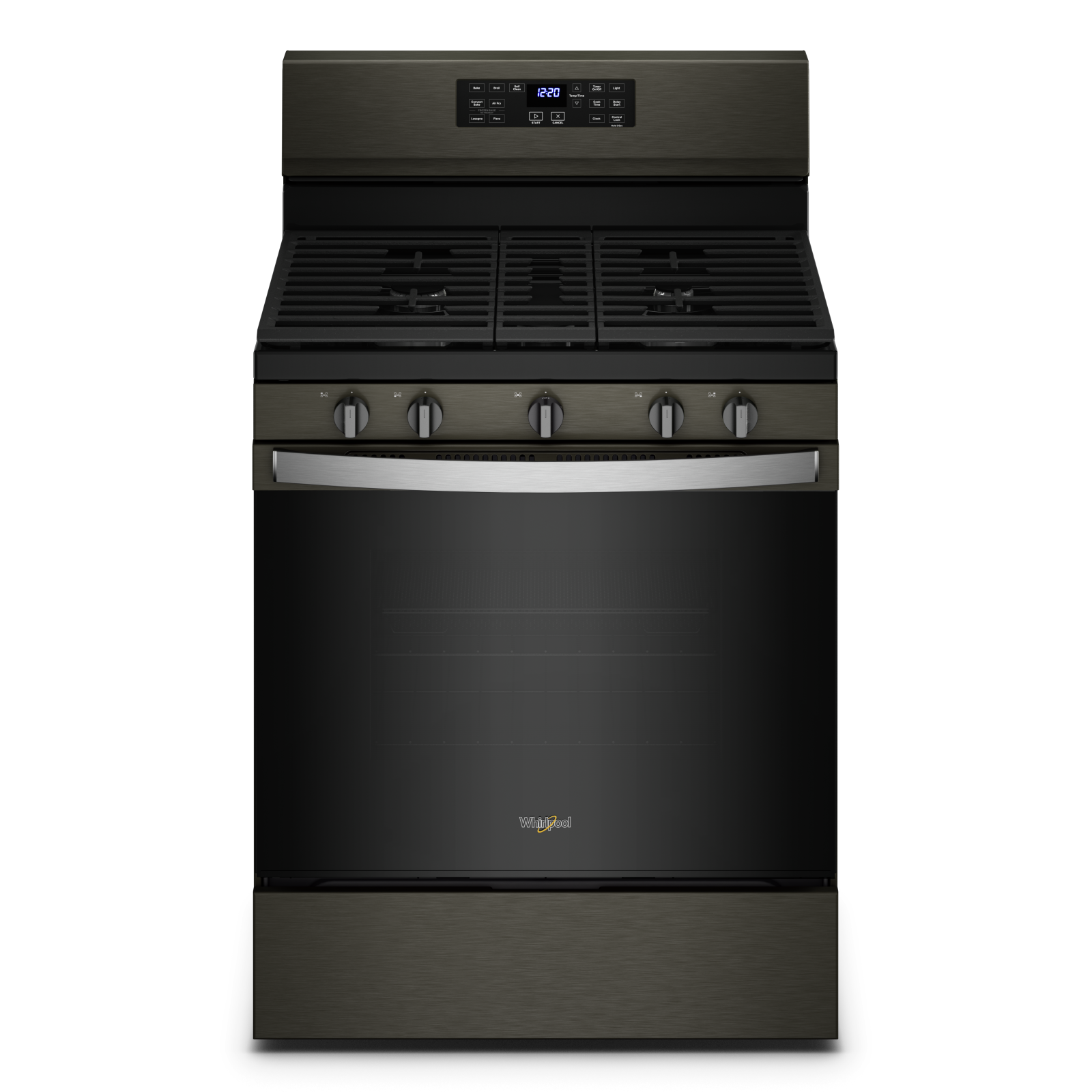 Whirlpool - 5 cu. ft Gas Range in Black Stainless - WFG550S0LV