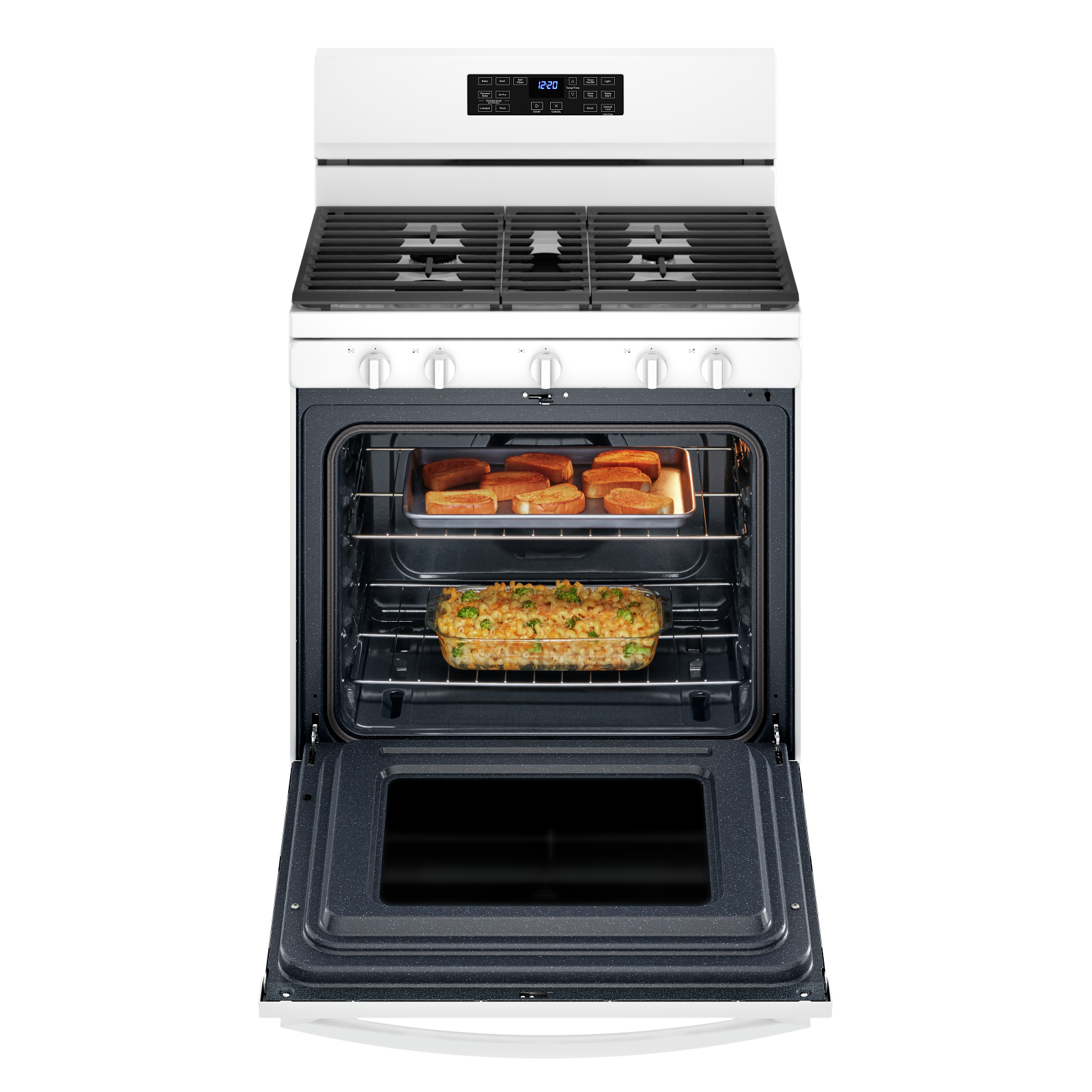 Whirlpool - 5 cu. ft Gas Range in White - WFG550S0LW