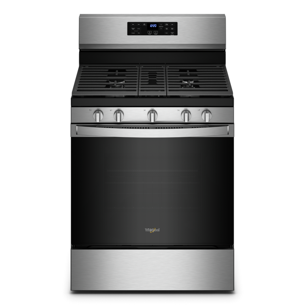 Whirlpool - 5 cu. ft Gas Range in Stainless - WFG550S0LZ