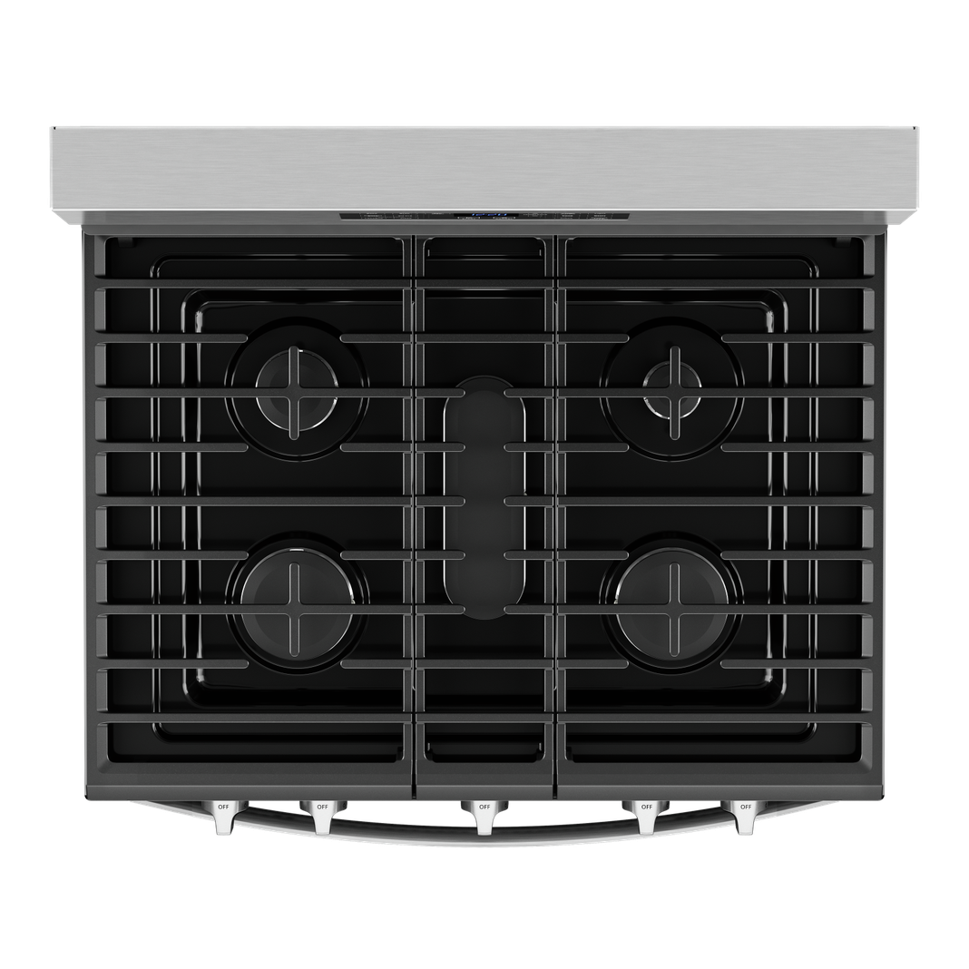 Whirlpool - 5 cu. ft Gas Range in Stainless - WFG550S0LZ