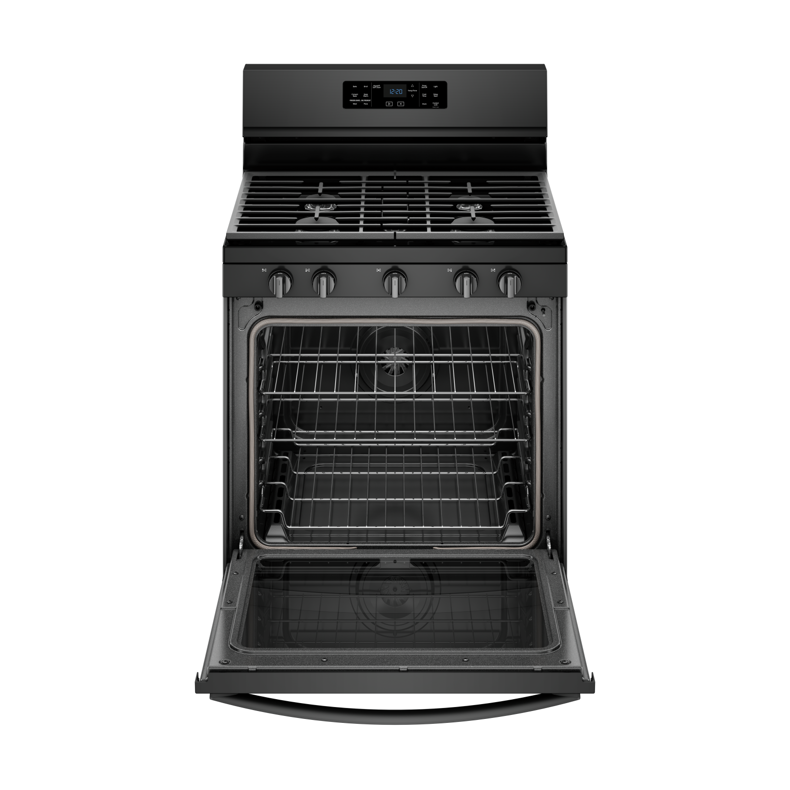 Whirlpool - 5.8 cu. ft Gas Range in Black - WFG775H0HB