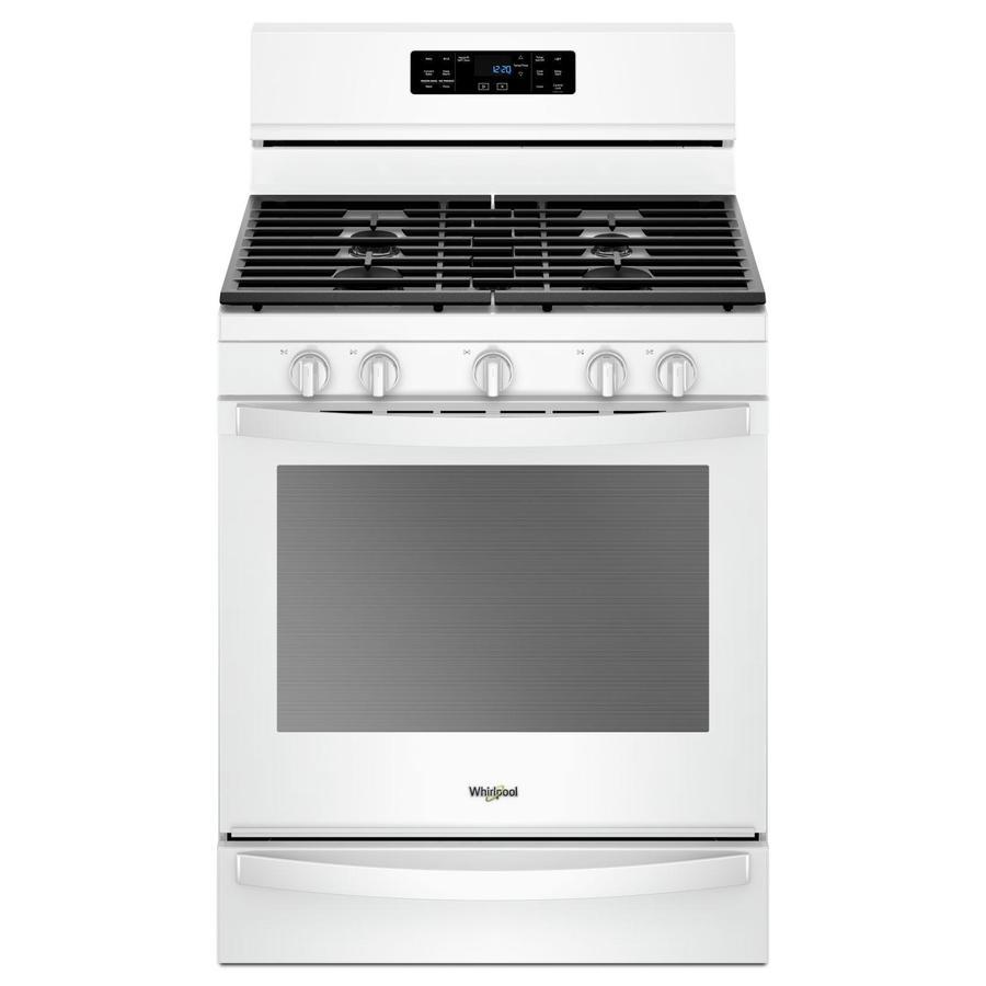 Whirlpool - 5.8 cu. ft Gas Range in White - WFG775H0HW