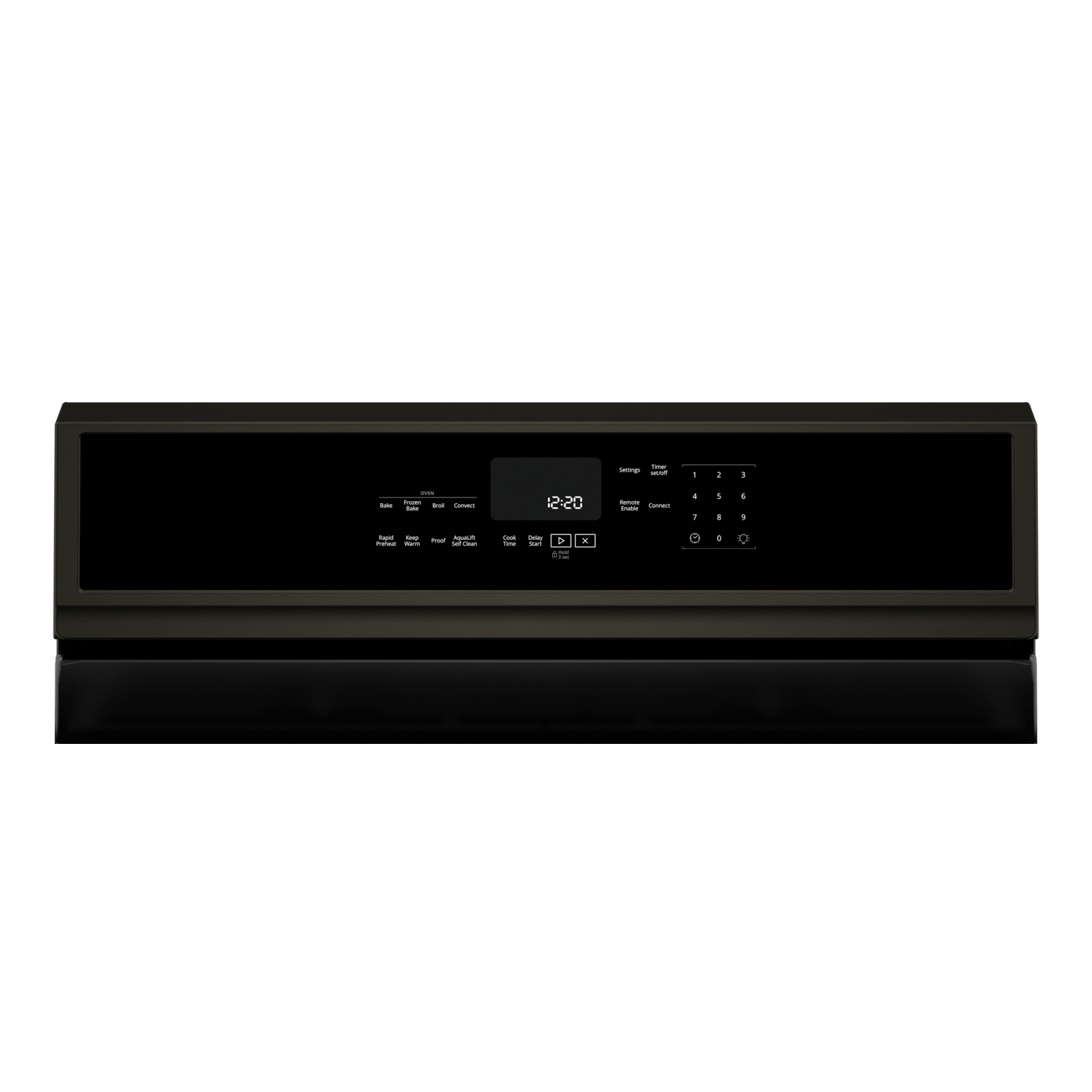 Whirlpool - 5.8 cu. ft Gas Range in Black Stainless - WFG975H0HV
