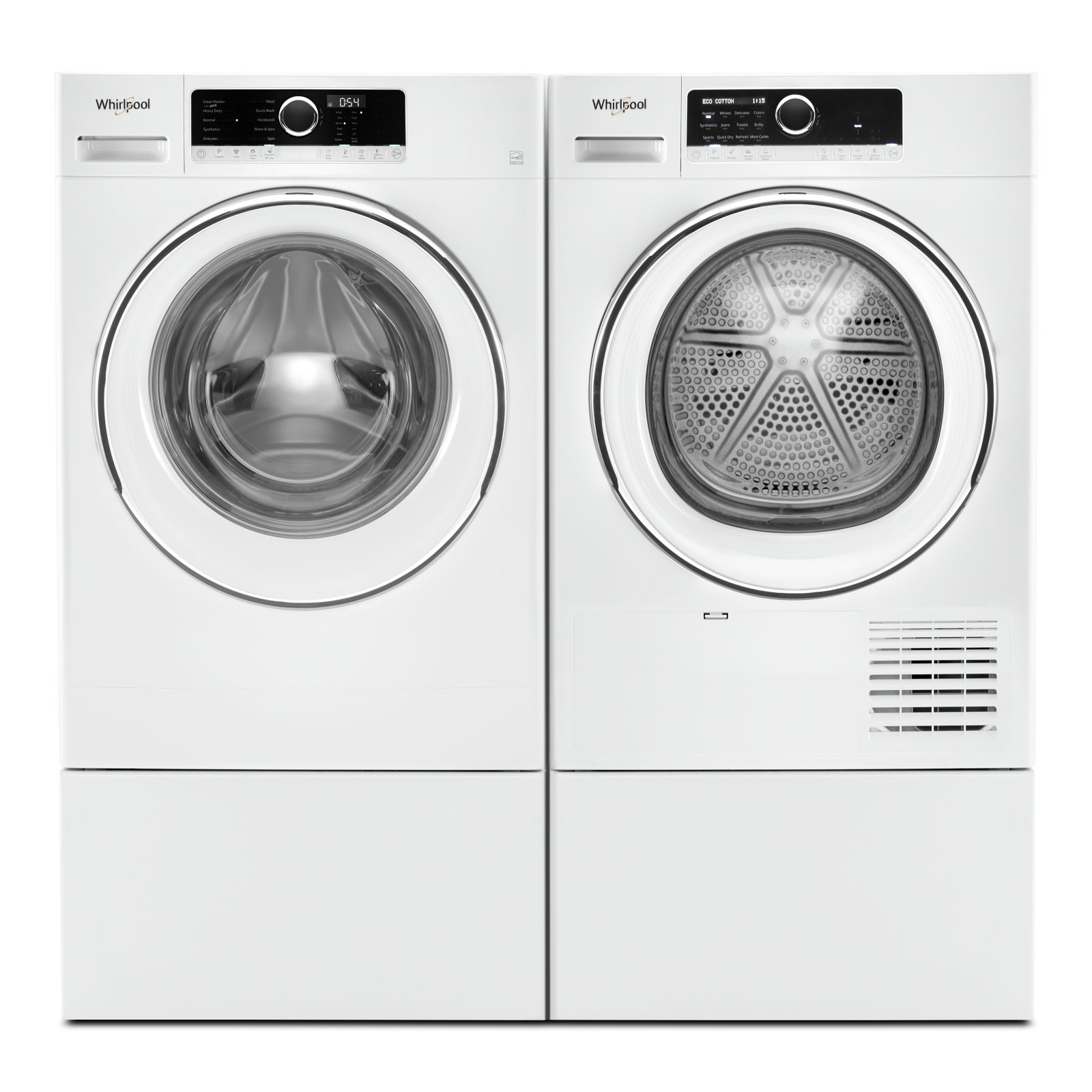 Whirlpool - 12 Inch Pedestal for Front Load Washer and Dryer in White - WFP24JW