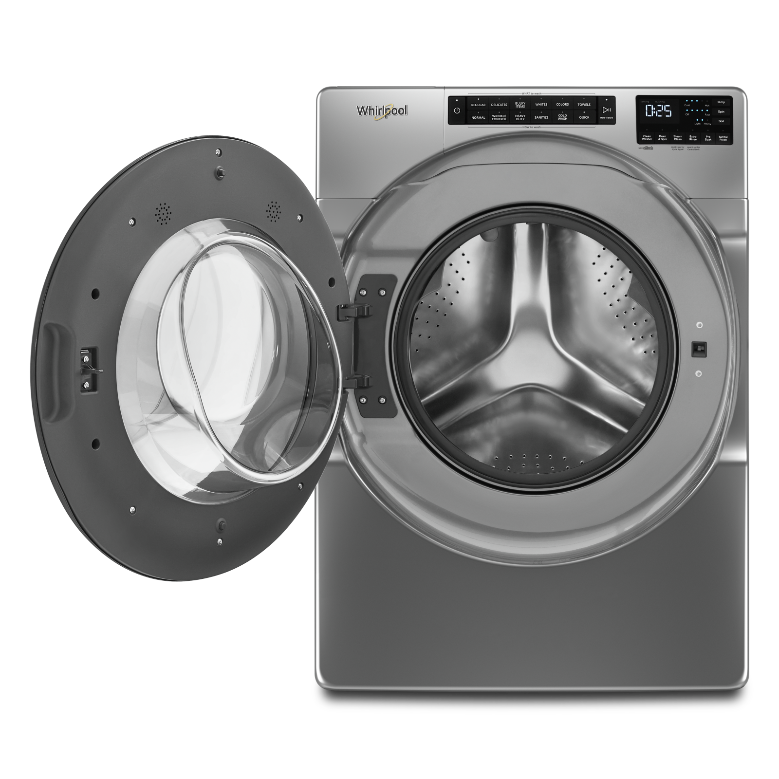 Whirlpool - 5.2 cu. Ft Front Load Washer in Grey - WFW5605MC