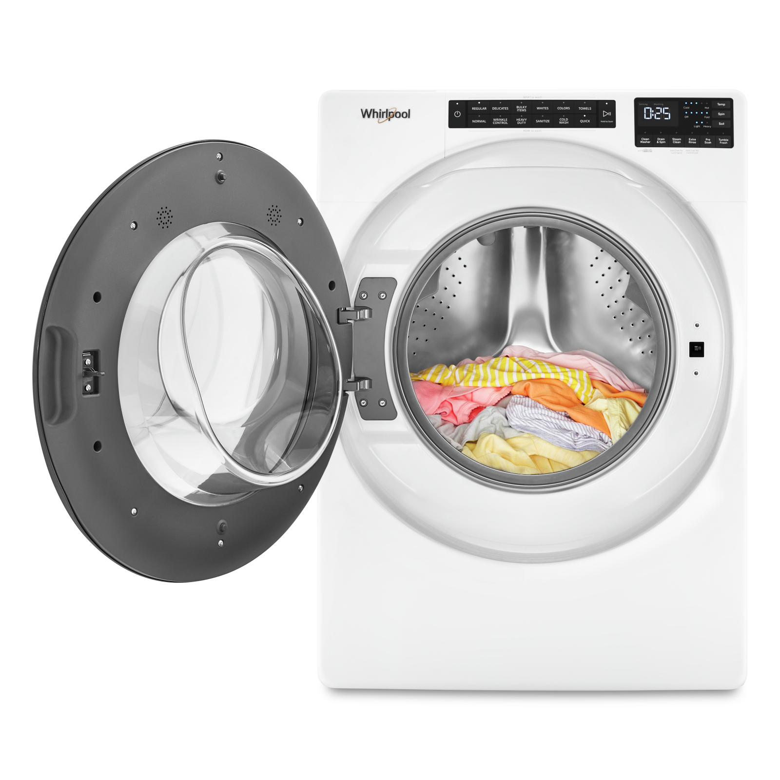 Whirlpool - 5.2 cu. Ft Front Load Washer in White - WFW5605MW