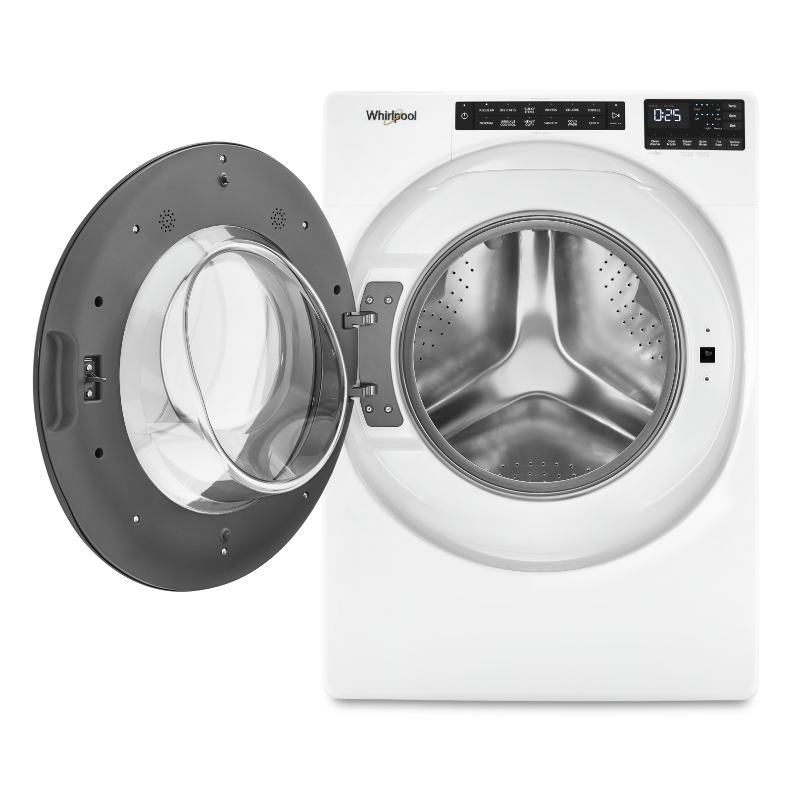Whirlpool - 5.2 cu. Ft Front Load Washer in White - WFW5605MW