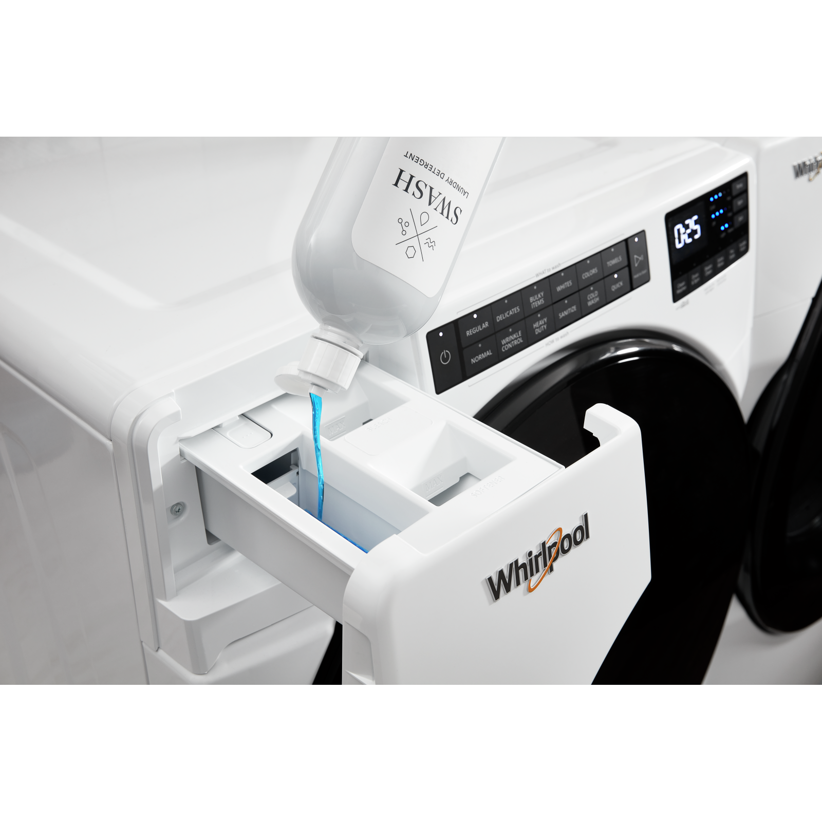 Whirlpool - 5.2 cu. Ft Front Load Washer in White - WFW5605MW