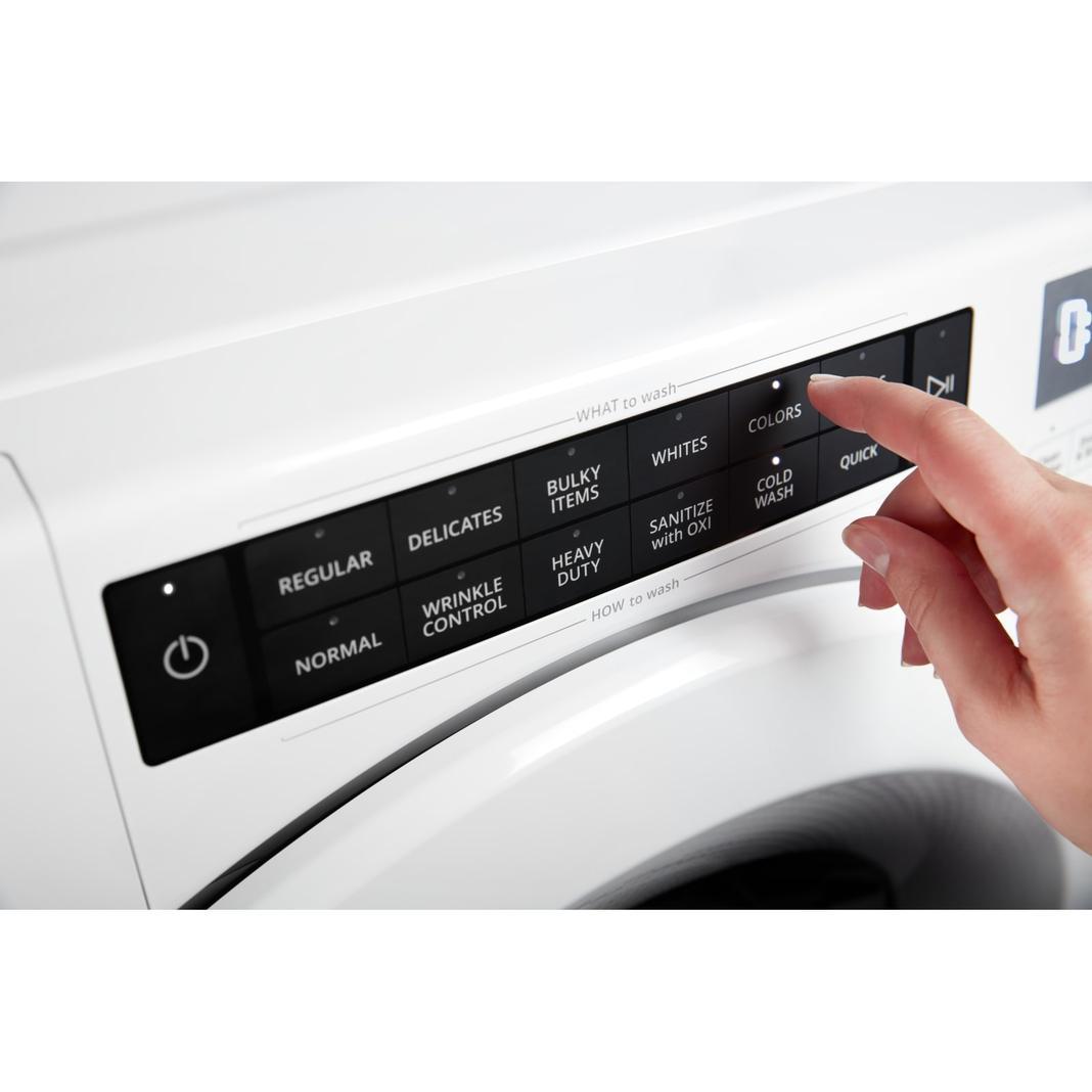 Whirlpool - 5.0 cu. Ft Front Load Washer in White - WFW560CHW