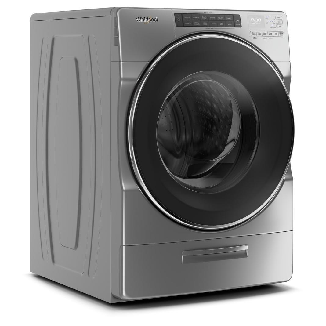 Whirlpool - 5.2 cu. Ft Front Load Washer in Chrome Shadow - WFW6620HC
