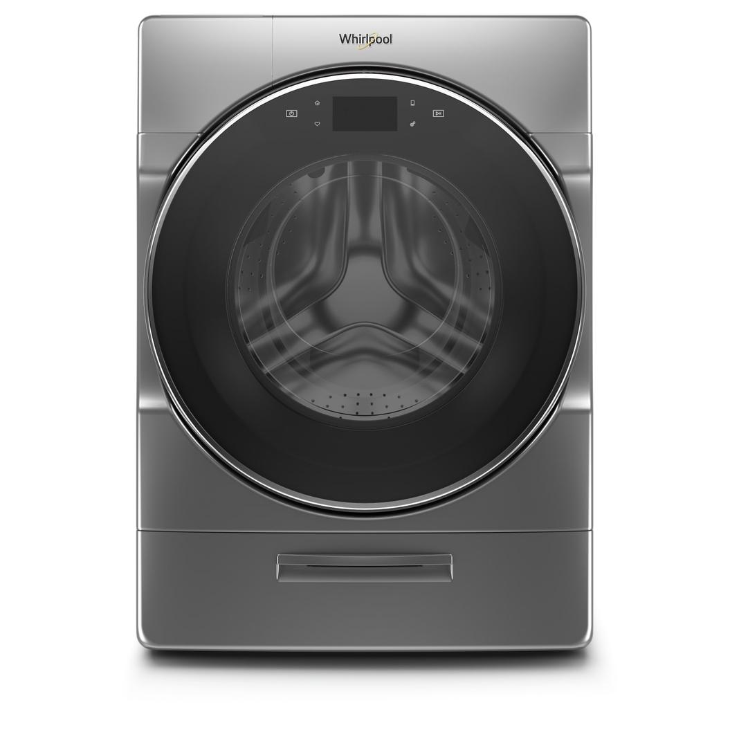 Whirlpool - 5.8 cu. Ft Front Load Washer in Chrome Shadow - WFW9620HC