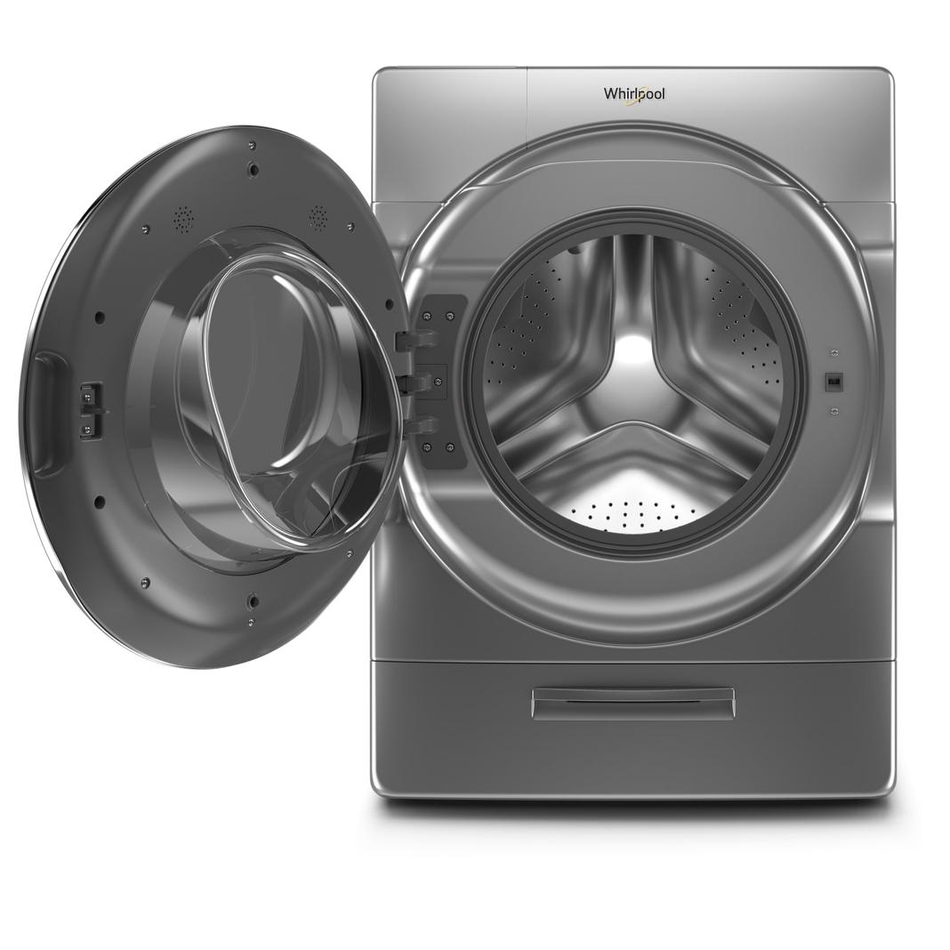 Whirlpool - 5.8 cu. Ft Front Load Washer in Chrome Shadow - WFW9620HC