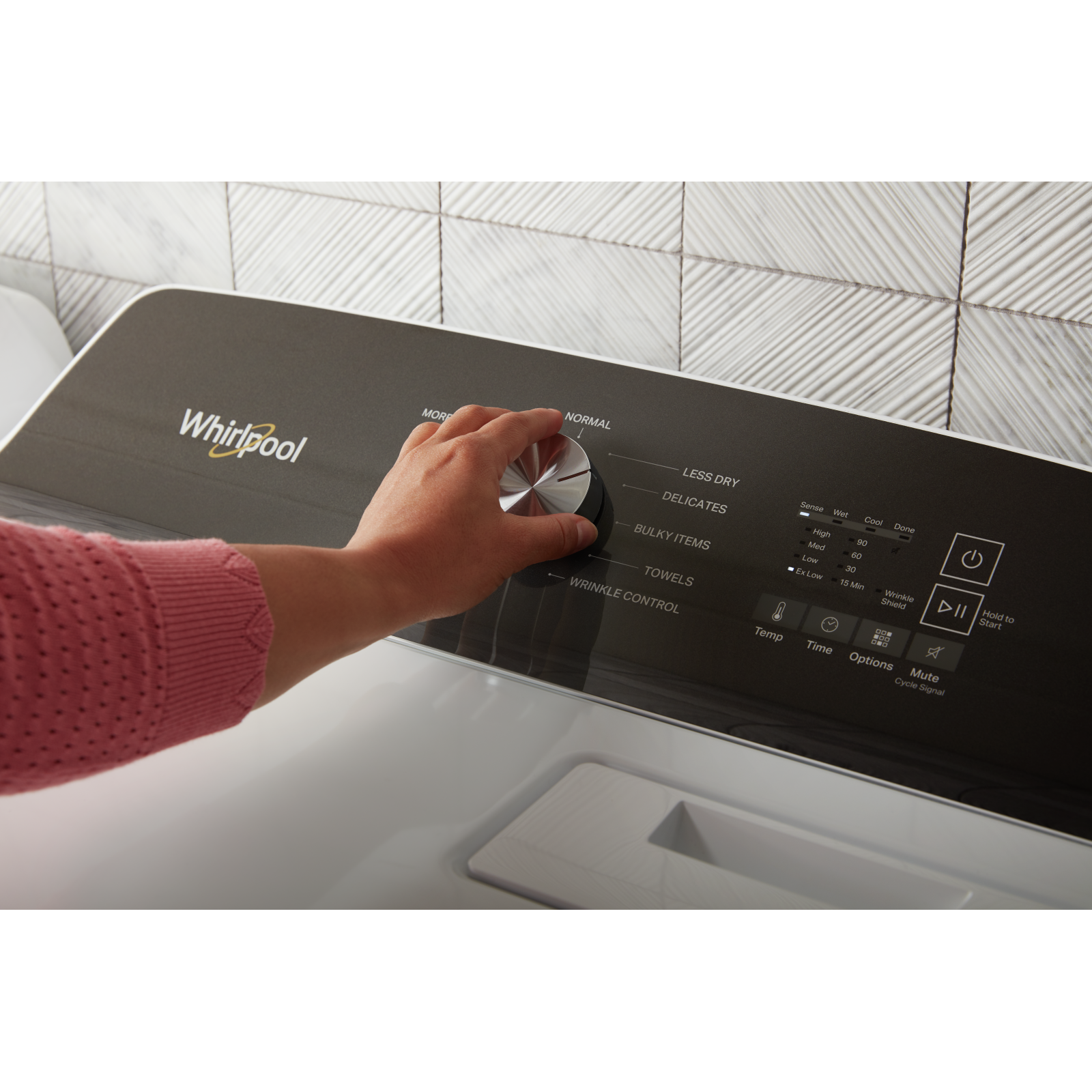 Whirlpool - 7 cu. Ft Gas Dryer in White - WGD5010LW