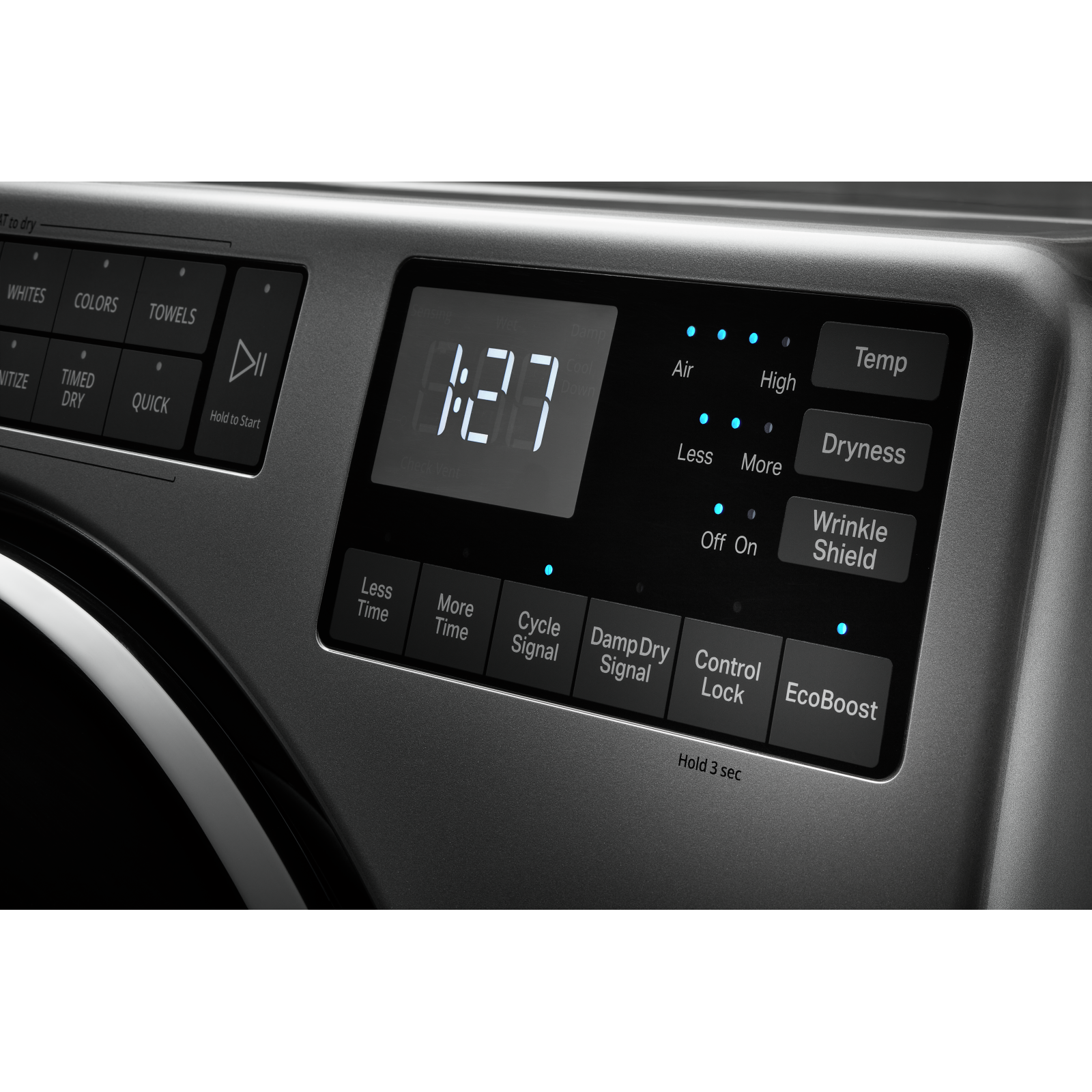 Whirlpool - 7.4 cu. Ft Gas Dryer in Grey - WGD5605MC