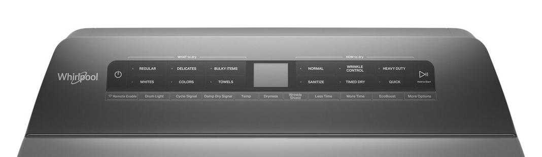 Whirlpool - 7.4 cu. Ft Gas Dryer in Grey - WGD6120HC