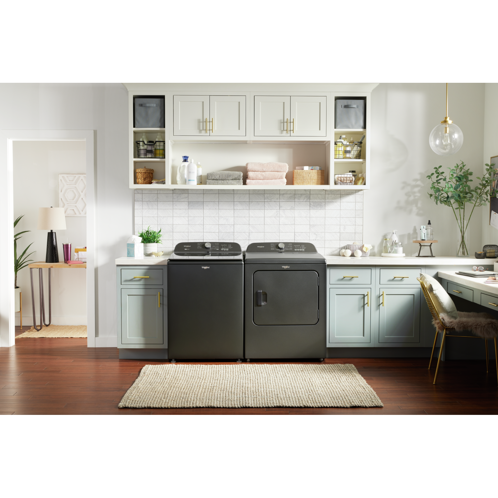 Whirlpool - 7 cu. Ft Gas Dryer in Black - WGD6150PB