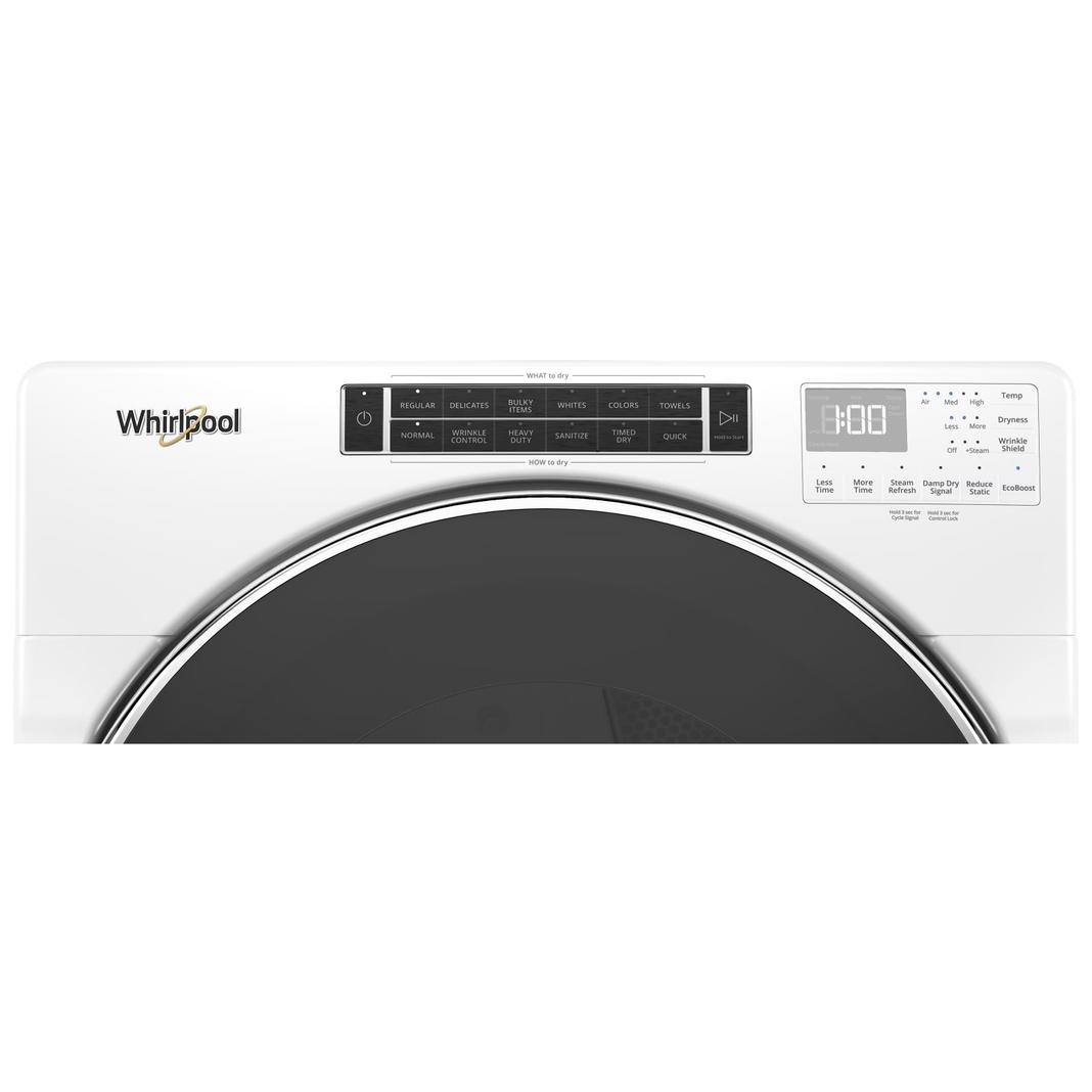 Whirlpool - 7.4 cu. Ft Gas Dryer in White - WGD9620HW