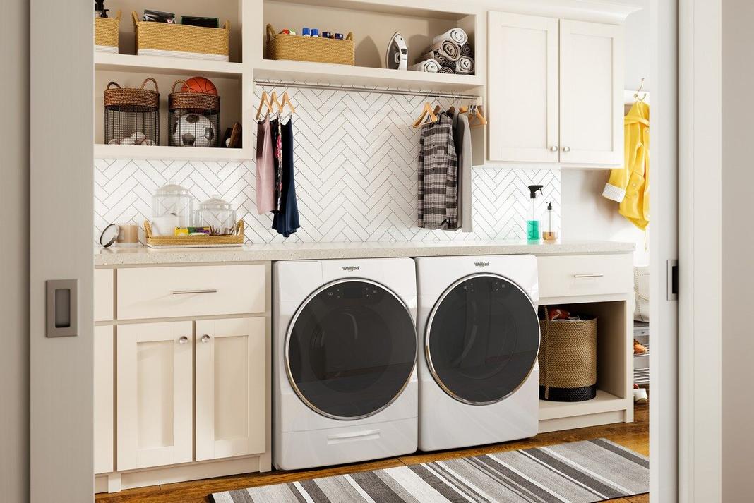 Whirlpool - 7.4 cu. Ft Gas Dryer in White - WGD9620HW