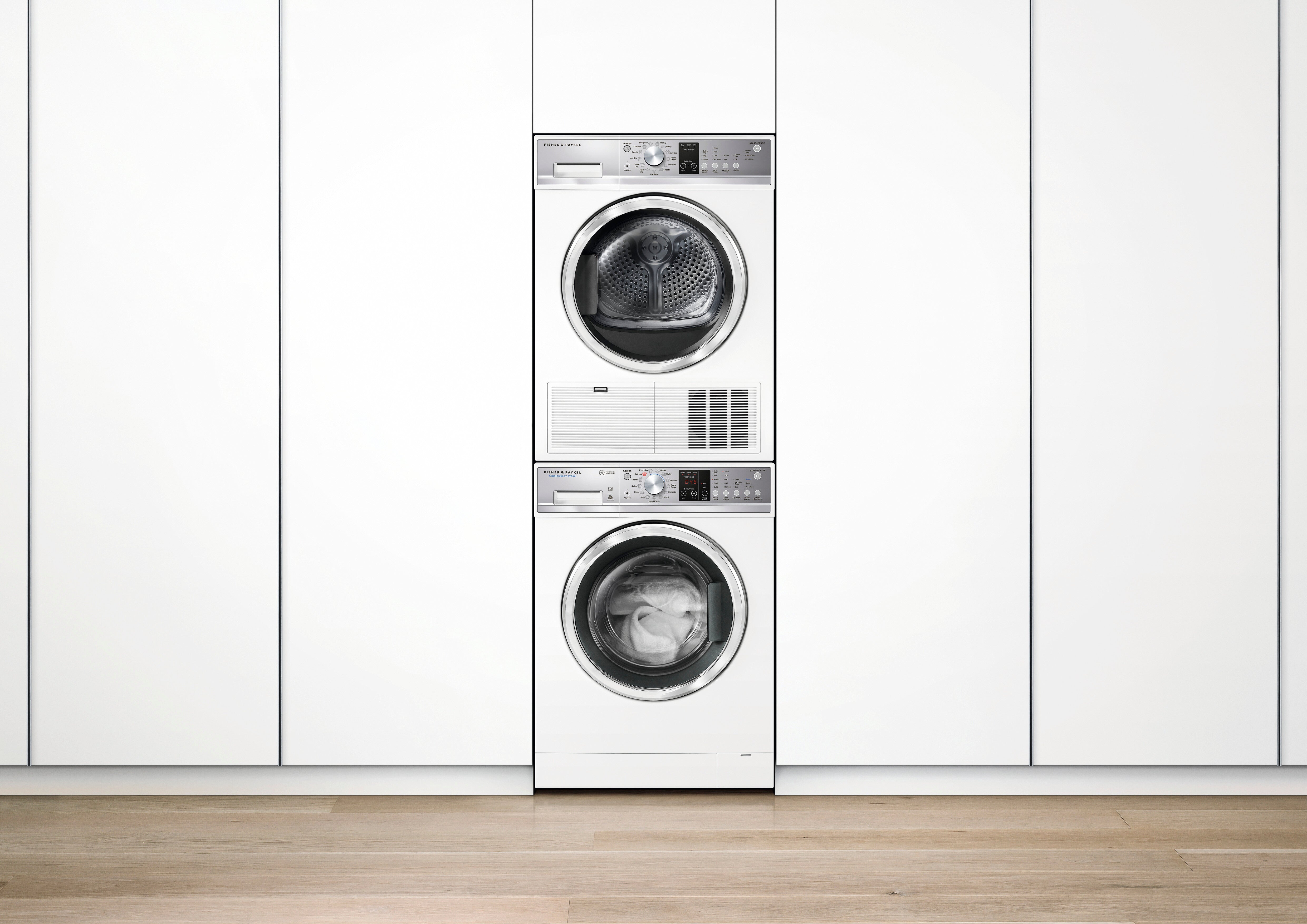 Fisher Paykel - 2.4 cu. Ft Front Load Washer in White - WH2424F1