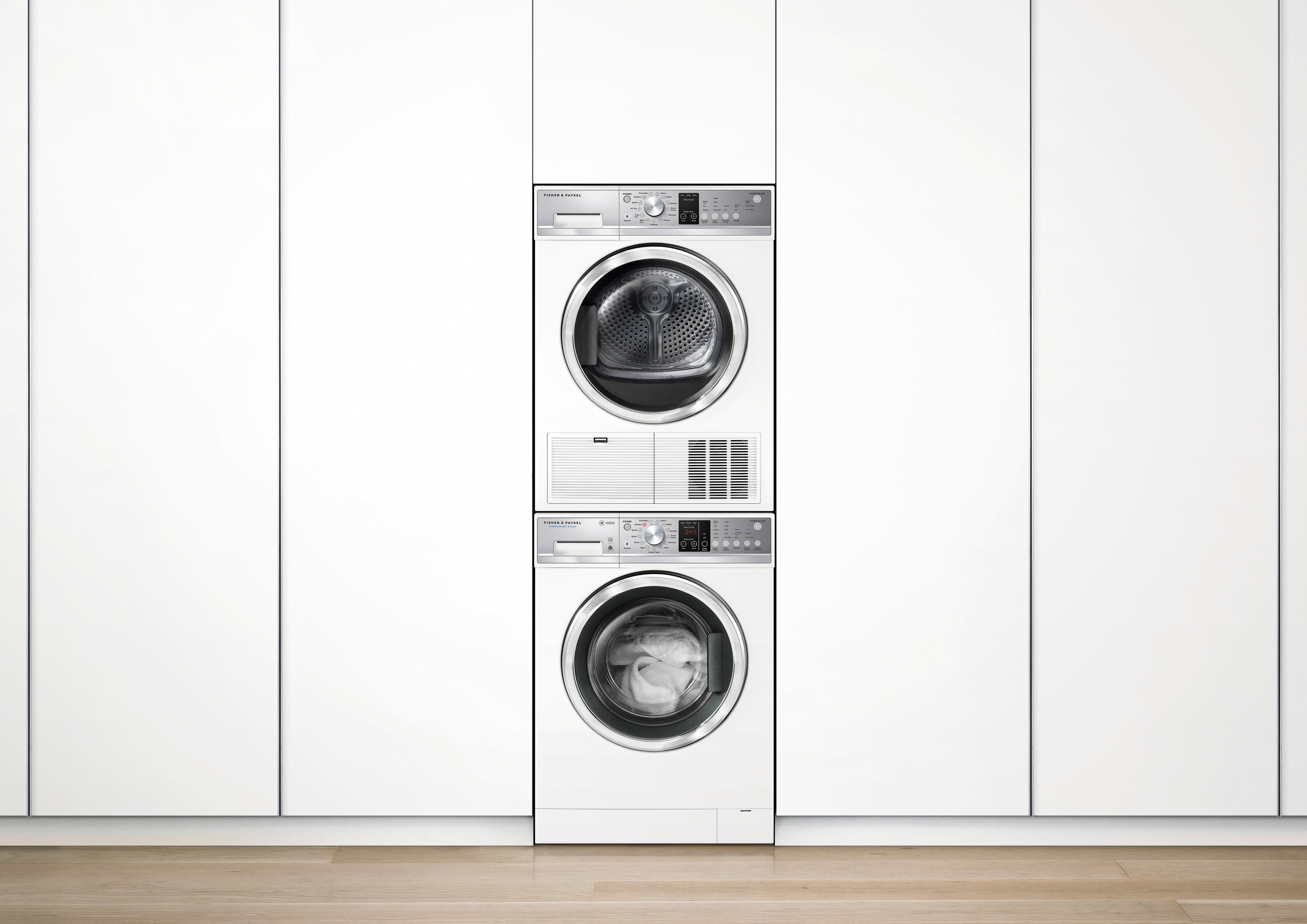 Fisher Paykel - 2.4 cu. Ft Front Load Washer in White - WH2424F1