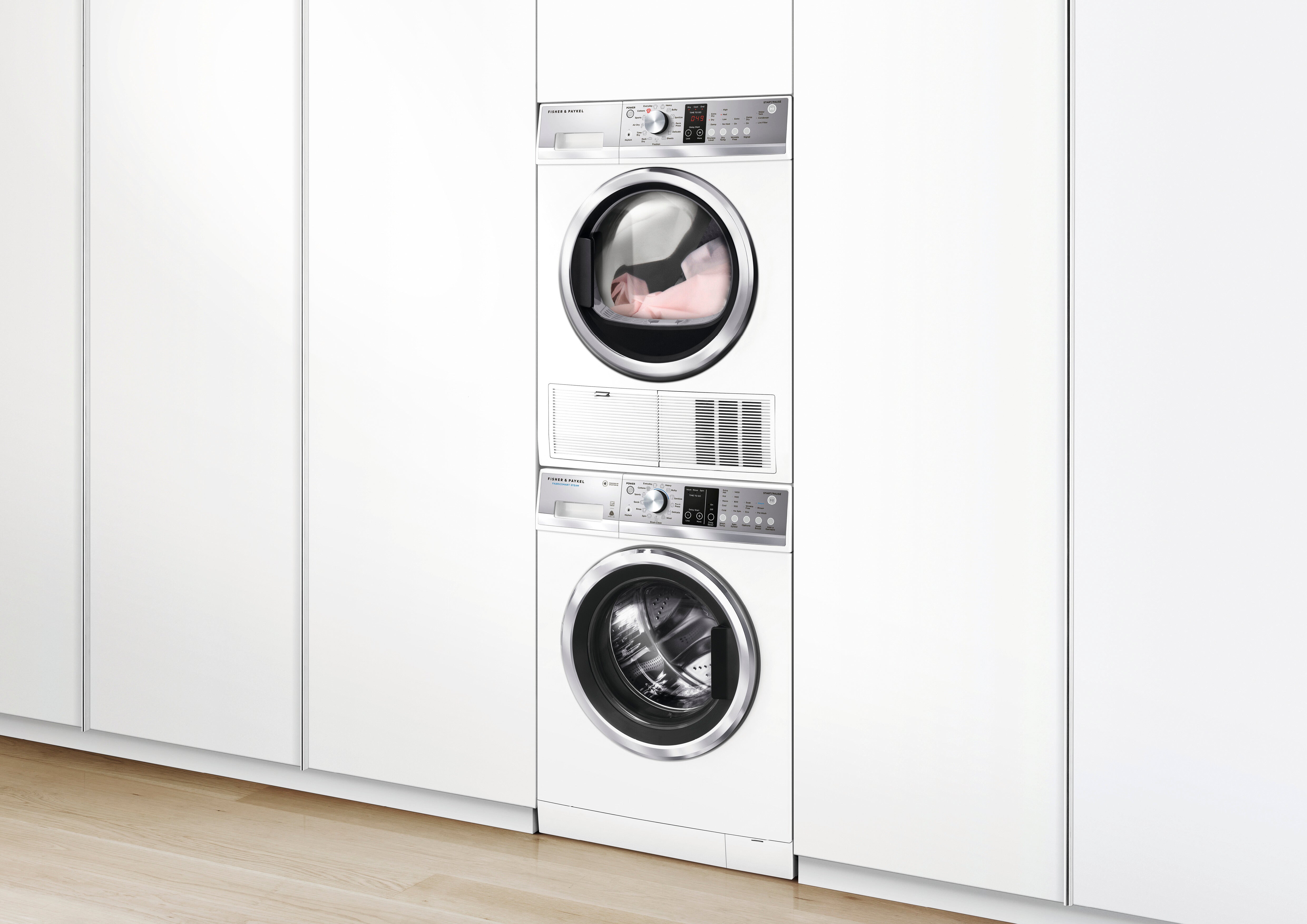 Fisher Paykel - 2.4 cu. Ft Front Load Washer in White - WH2424F1