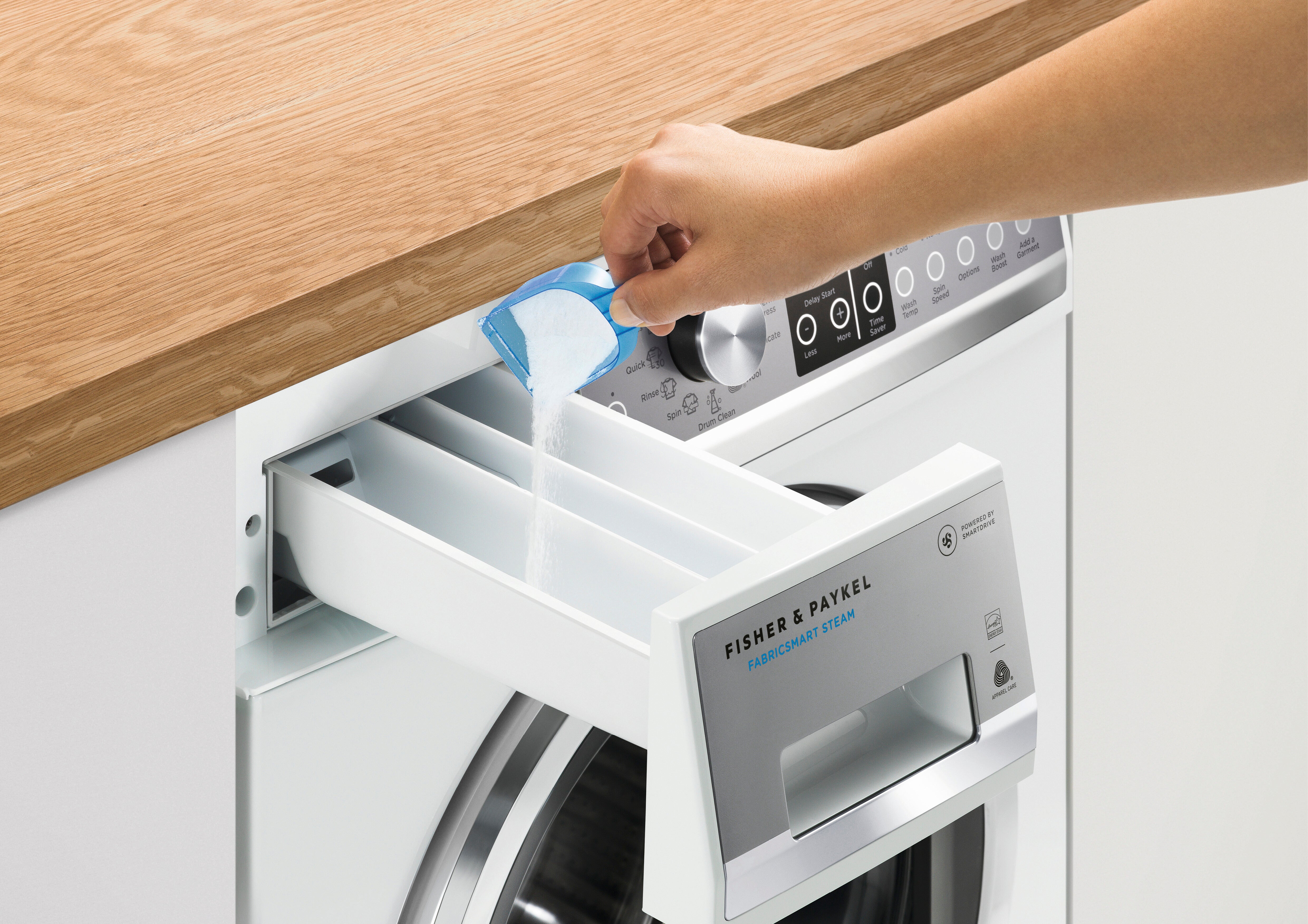 Fisher Paykel - 2.4 cu. Ft Front Load Washer in White - WH2424F1