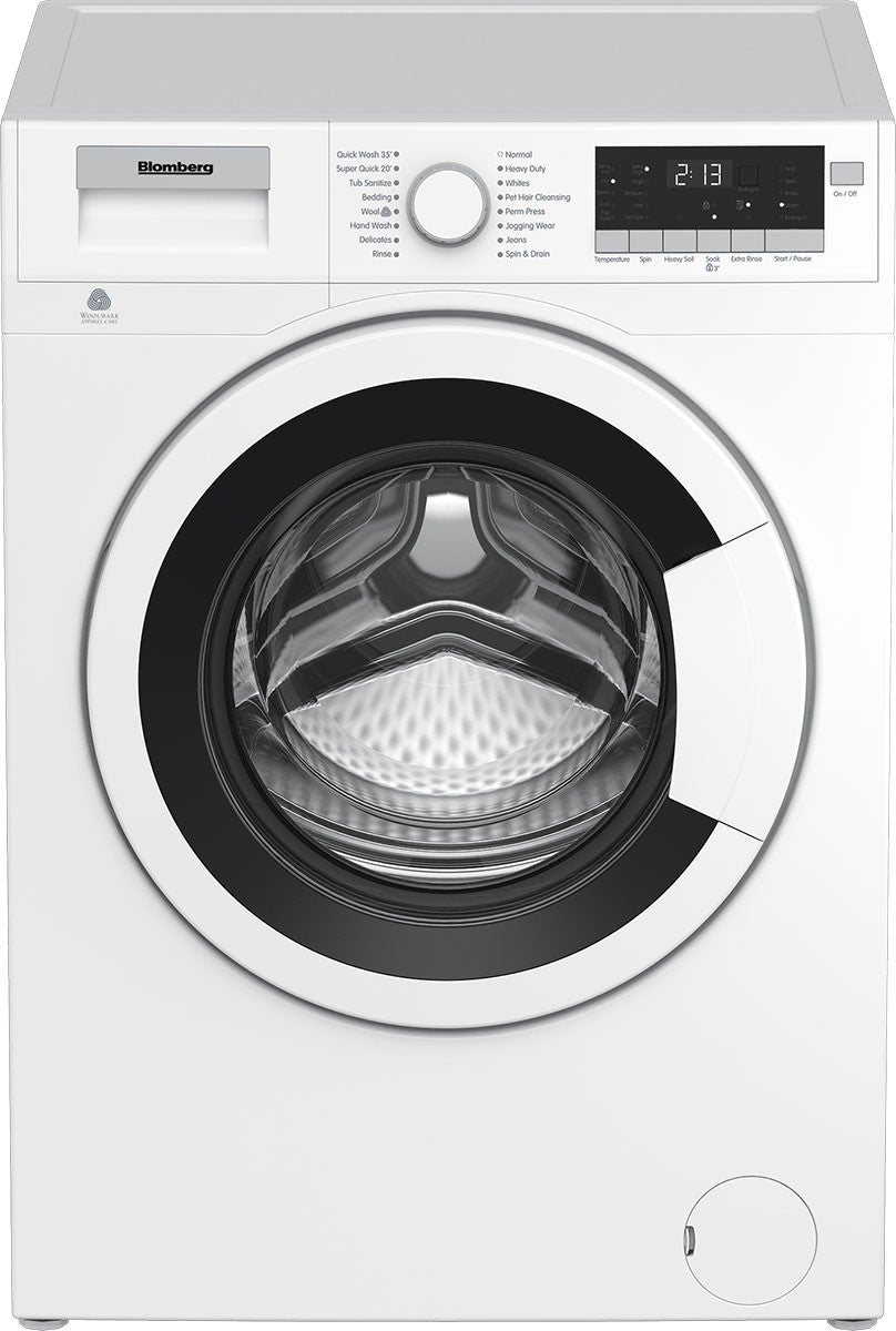 Blomberg - 2.5 cu. Ft Front Load Washer in White - WM98200SX2