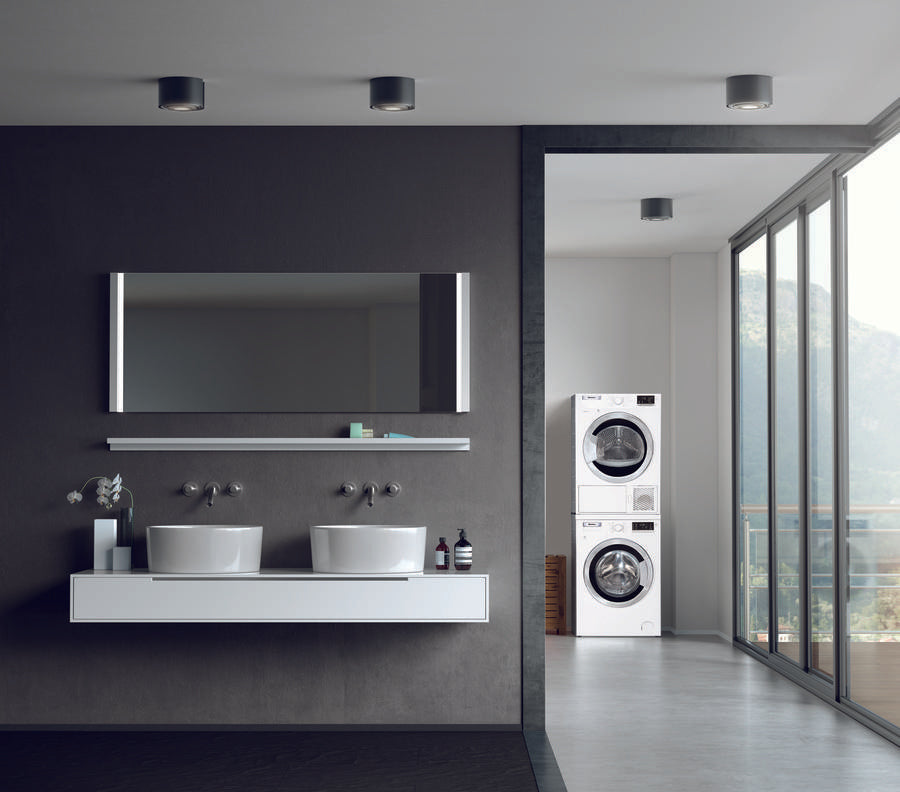 Blomberg - 2.5 cu. Ft Compact Washer in White - 240V - WM98400SX2