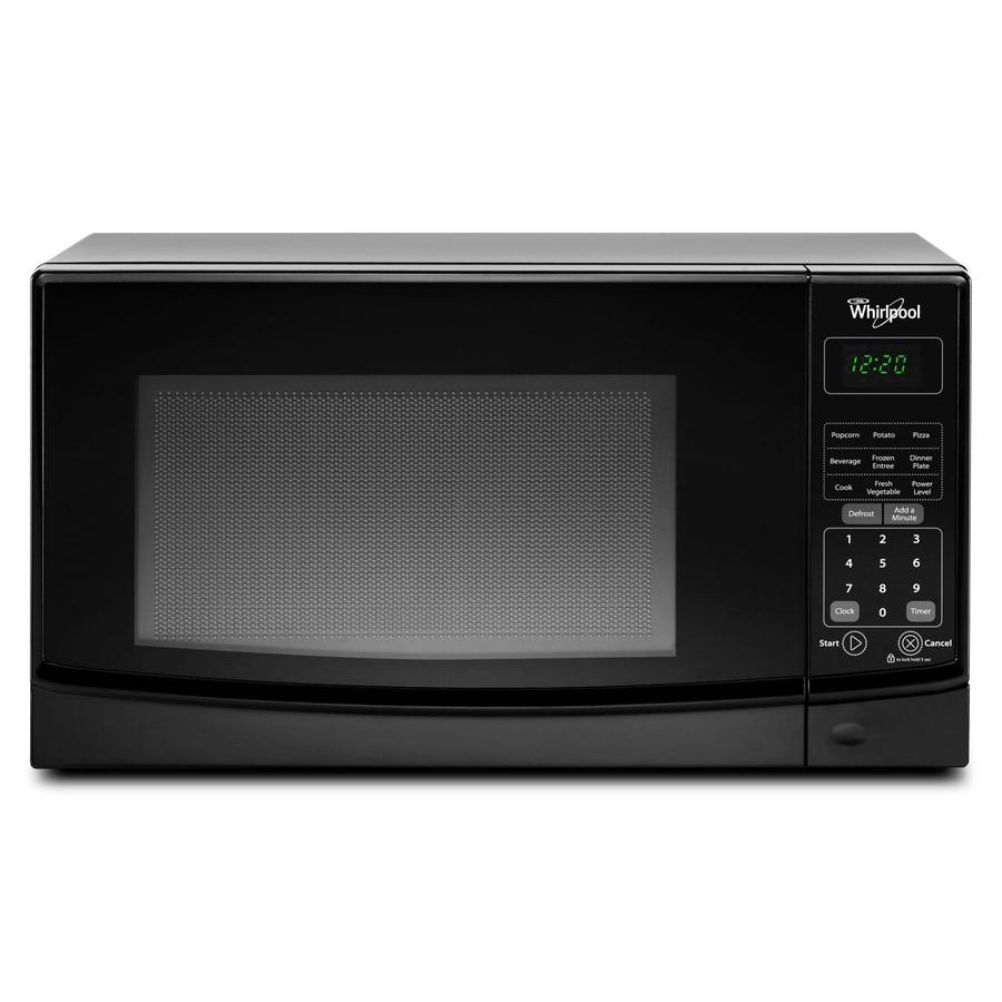 Whirlpool - 0.7 cu. Ft Counter top Microwave in Black - WMC10007AB