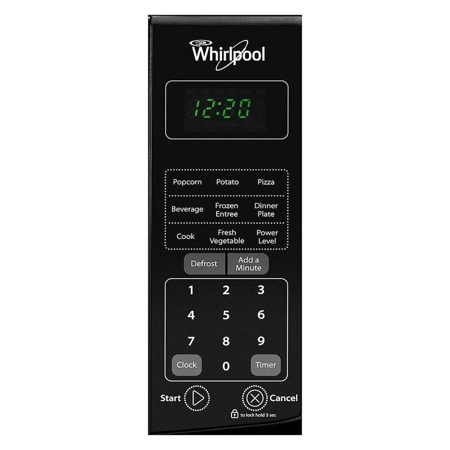 Whirlpool - 0.7 cu. Ft Counter top Microwave in Black - WMC10007AB