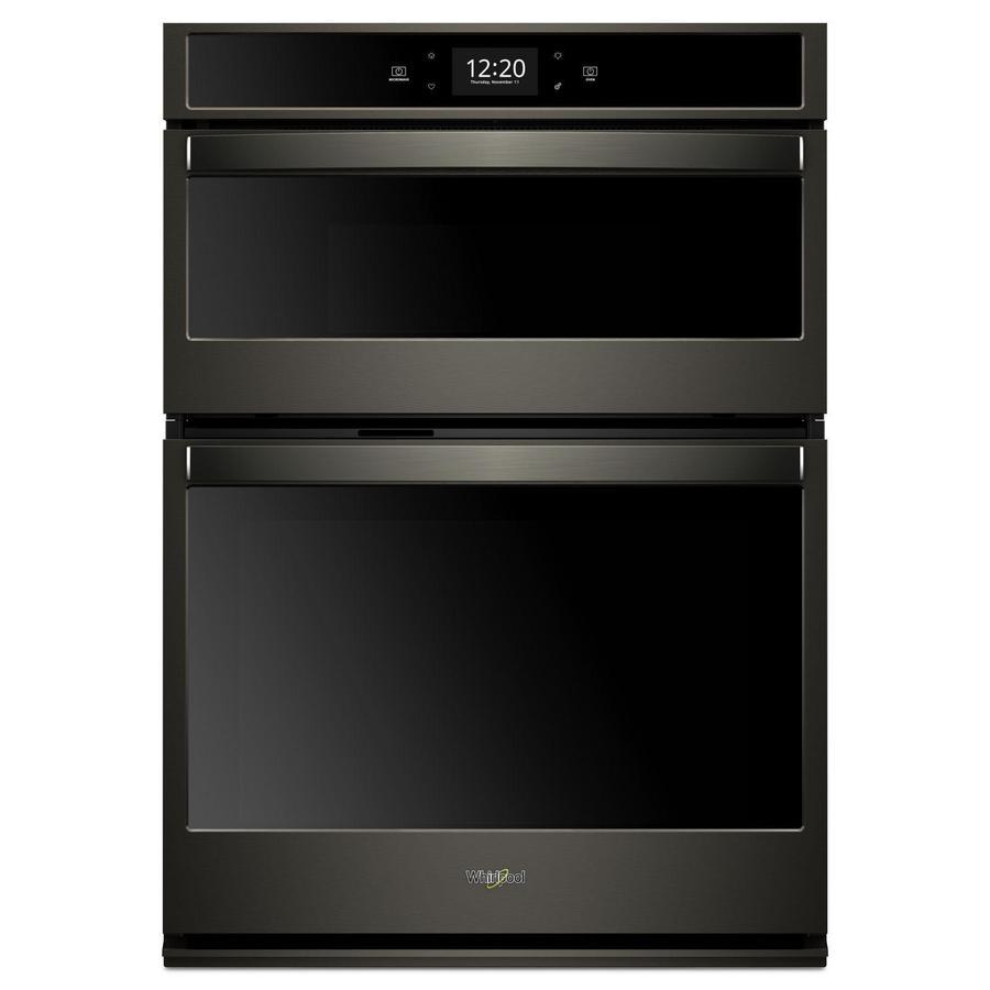 Whirlpool - 6.4 cu. ft Combination Wall Oven in Black Stainless - WOC75EC0HV