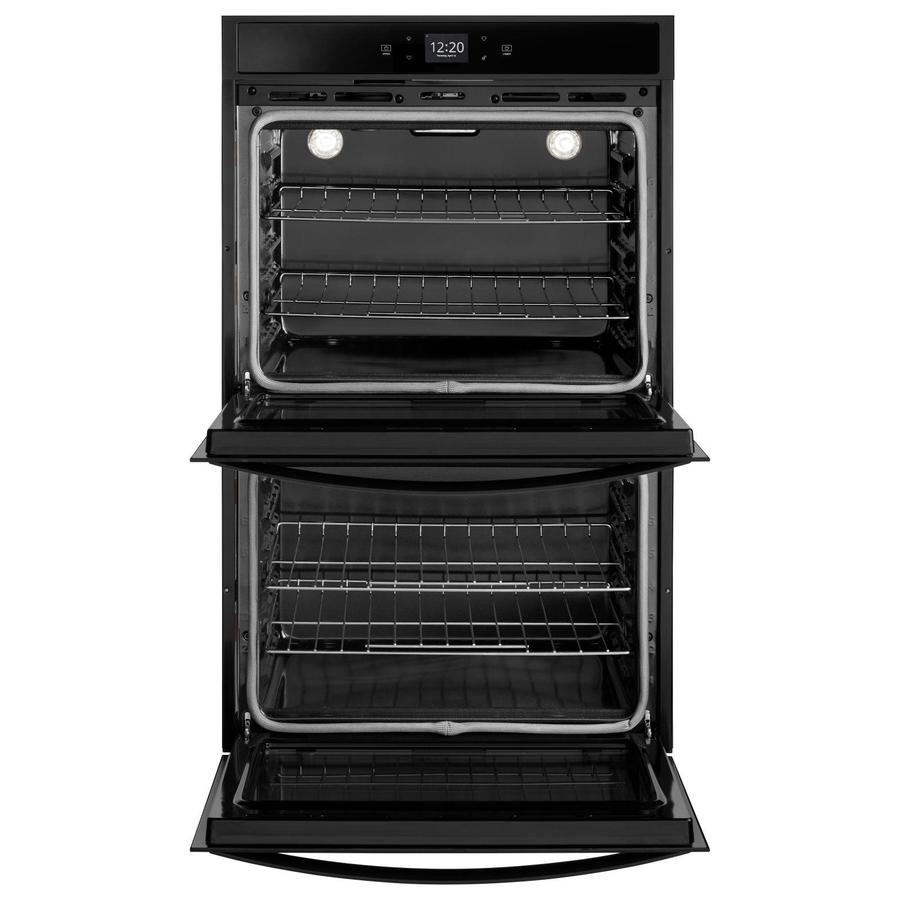 Whirlpool - 10 cu. ft Double Wall Oven in Black - WOD51EC0HB