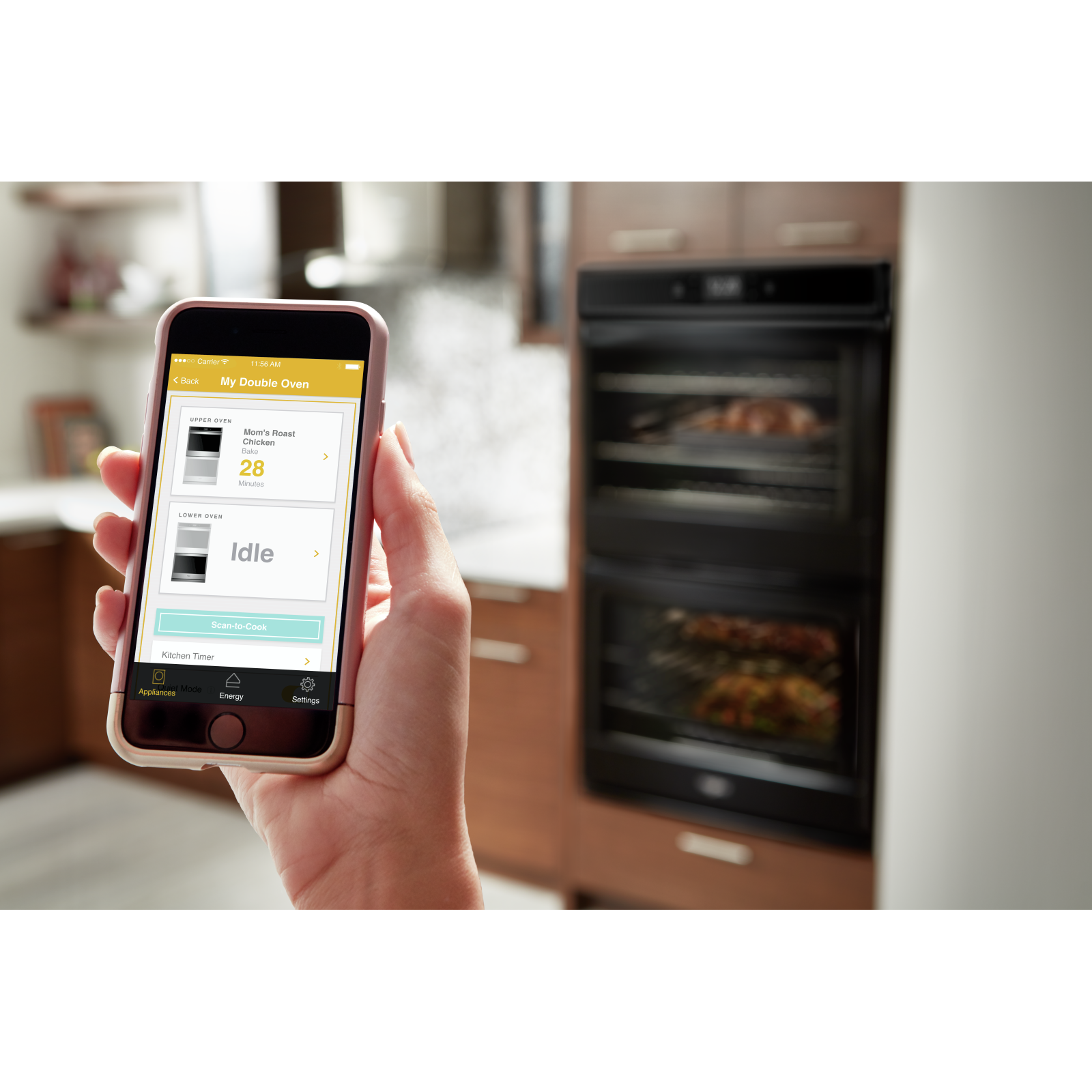 Whirlpool - 10 cu. ft Double Wall Oven in Black - WOD51EC0HB