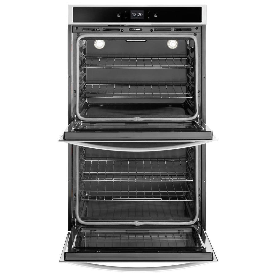 Whirlpool - 10 cu. ft Double Wall Oven in Stainless - WOD51EC0HS