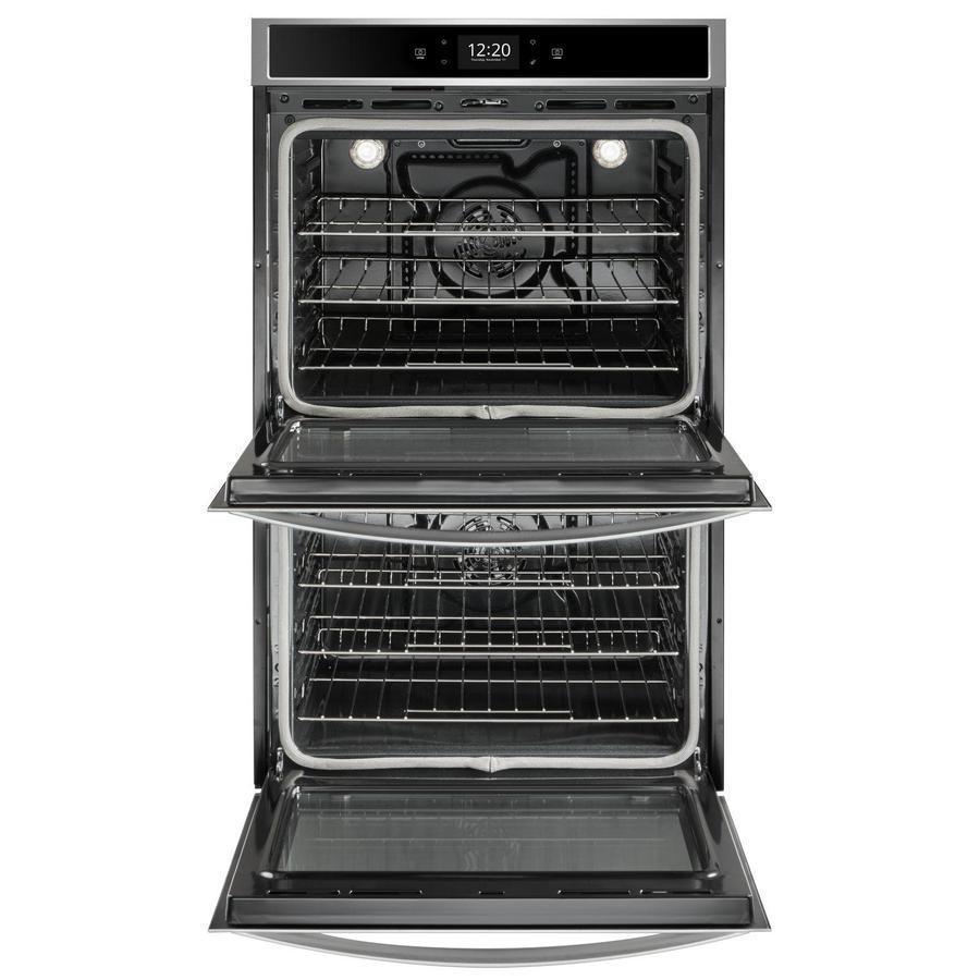 Whirlpool - 8.6 cu. ft Double Wall Oven in Stainless - WOD77EC7HS