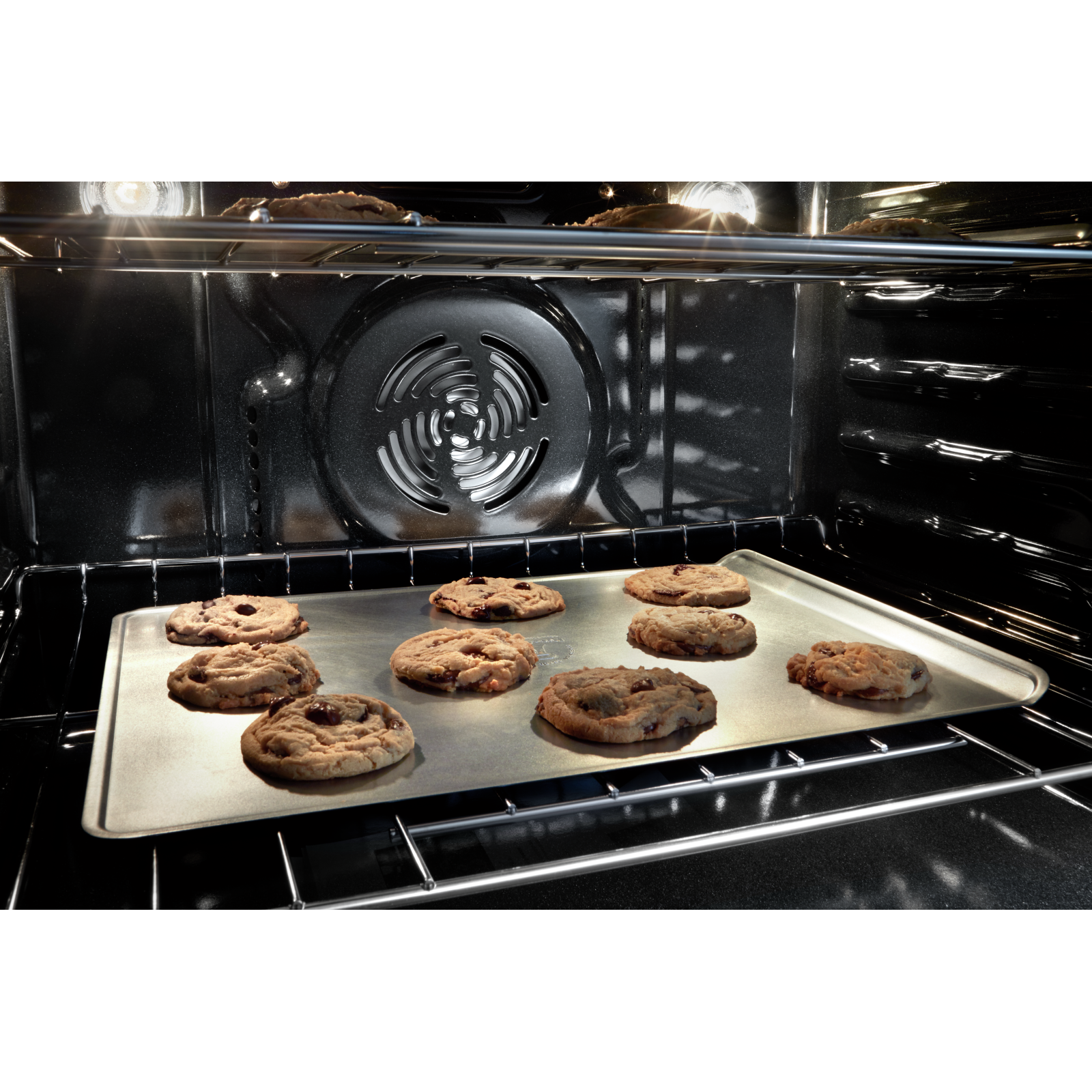 Whirlpool - 8.6 cu. ft Double Wall Oven in Stainless - WOD77EC7HS