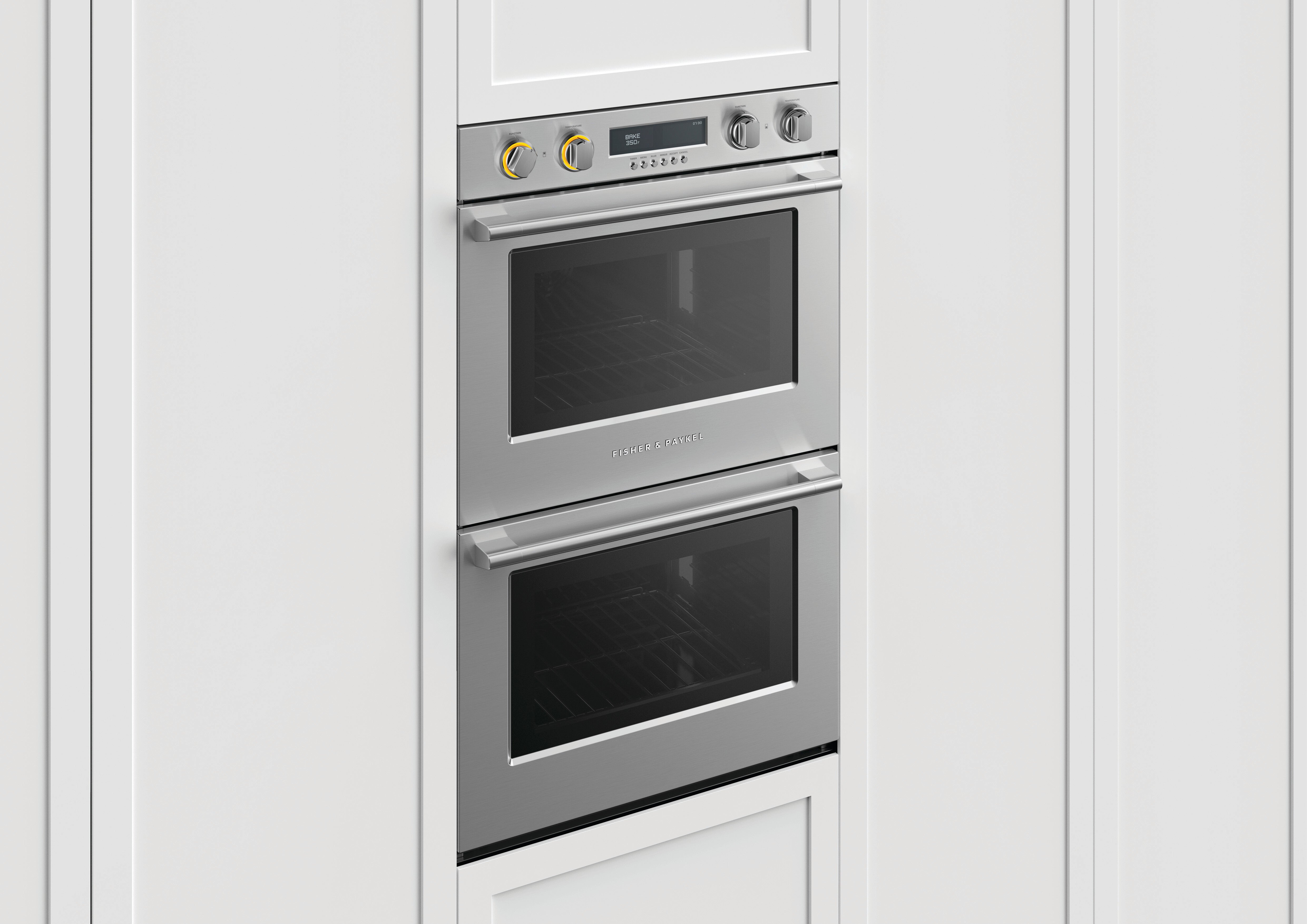 Fisher & Paykel - 8.2 cu. ft Double Wall Oven in Stainless - WODV330
