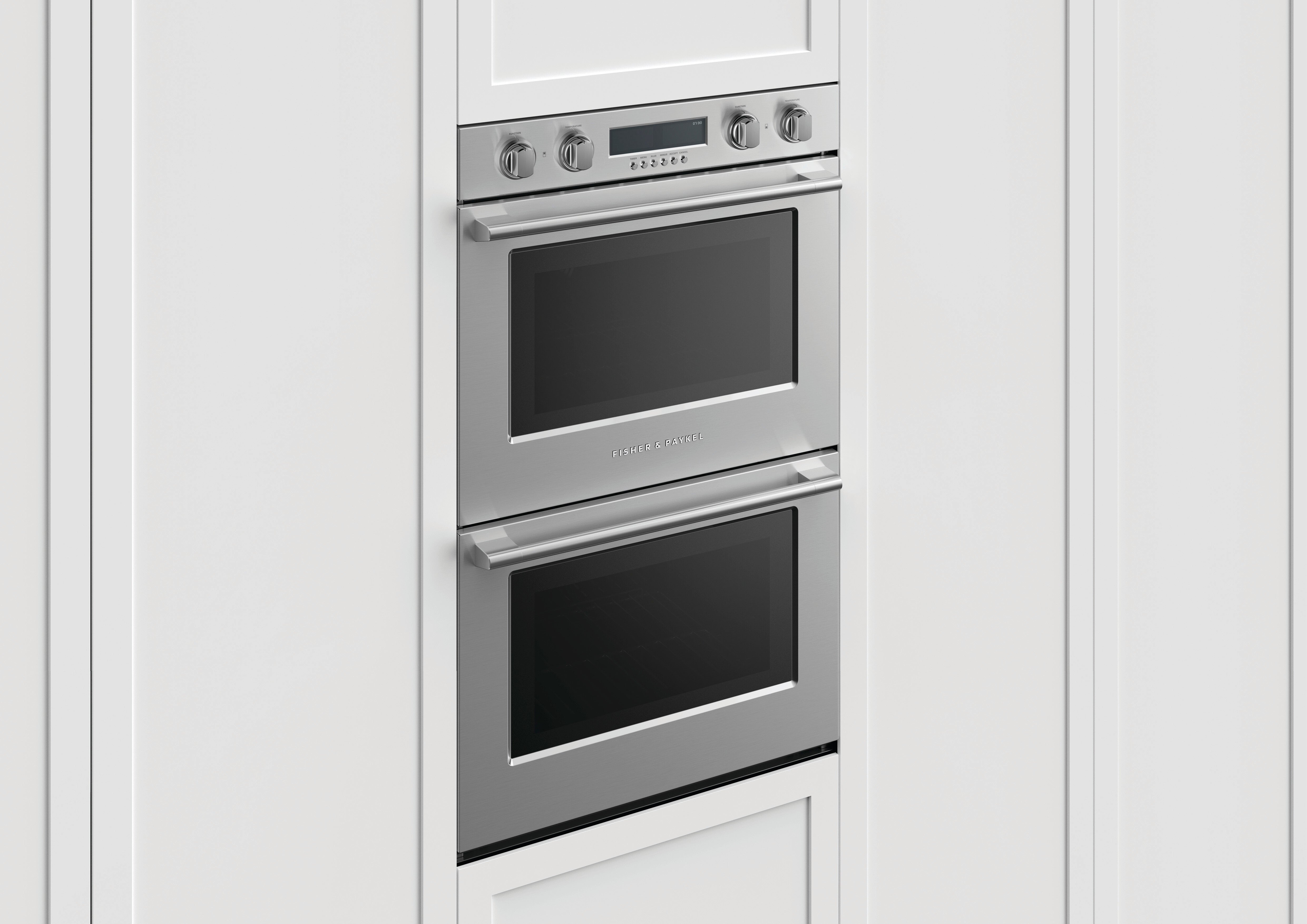 Fisher & Paykel - 8.2 cu. ft Double Wall Oven in Stainless - WODV330