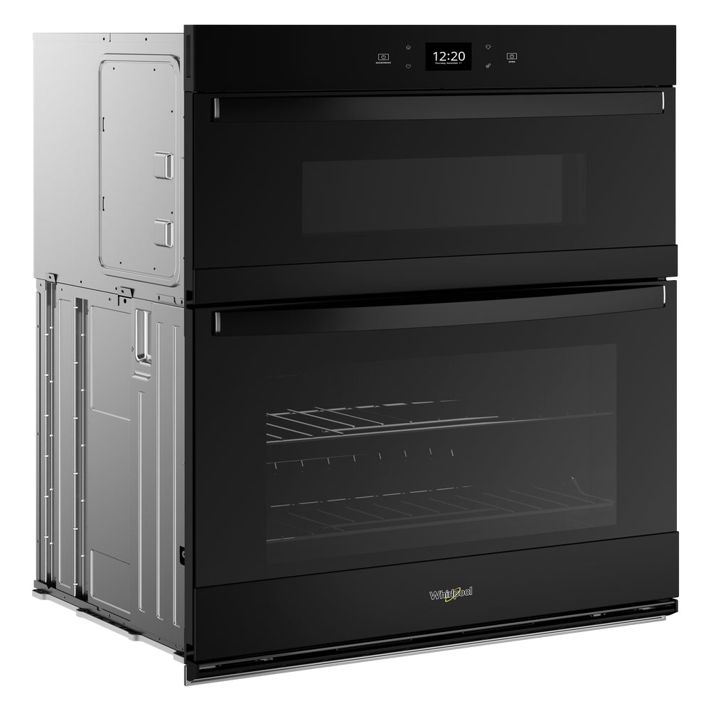 Whirlpool - 5.7 cu. ft Combination Wall Oven in Black - WOEC5027LB