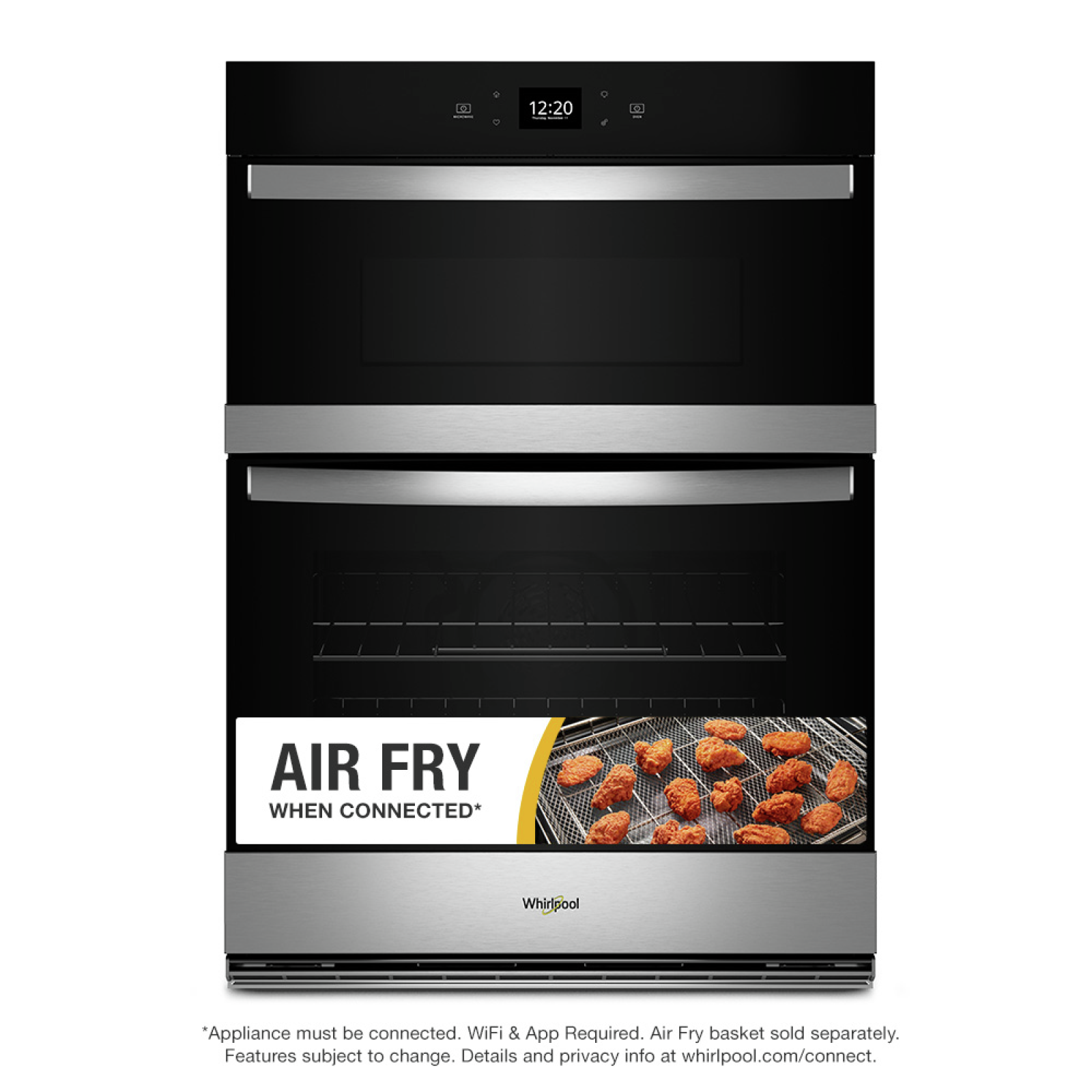Whirlpool - 5.7 cu. ft Combination Wall Oven in Stainless - WOEC5027LZ
