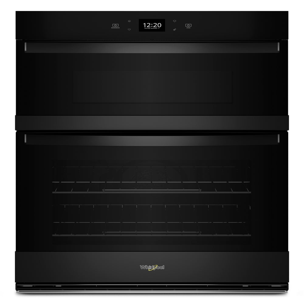 Whirlpool - 6.4 cu. ft Combination Wall Oven in Black - WOEC5030LB