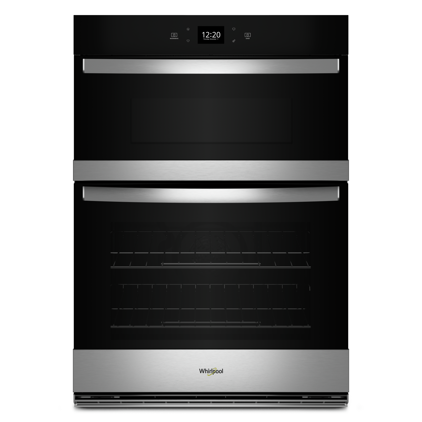 Whirlpool - 6.4 cu. ft Combination Wall Oven in Stainless - WOEC5030LZ