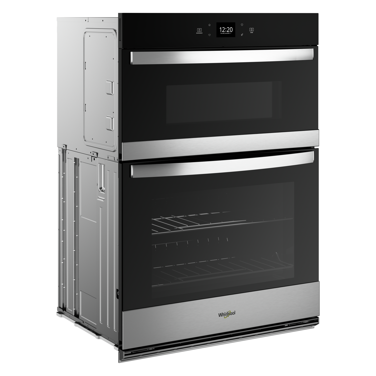 Whirlpool - 6.4 cu. ft Combination Wall Oven in Stainless - WOEC5030LZ