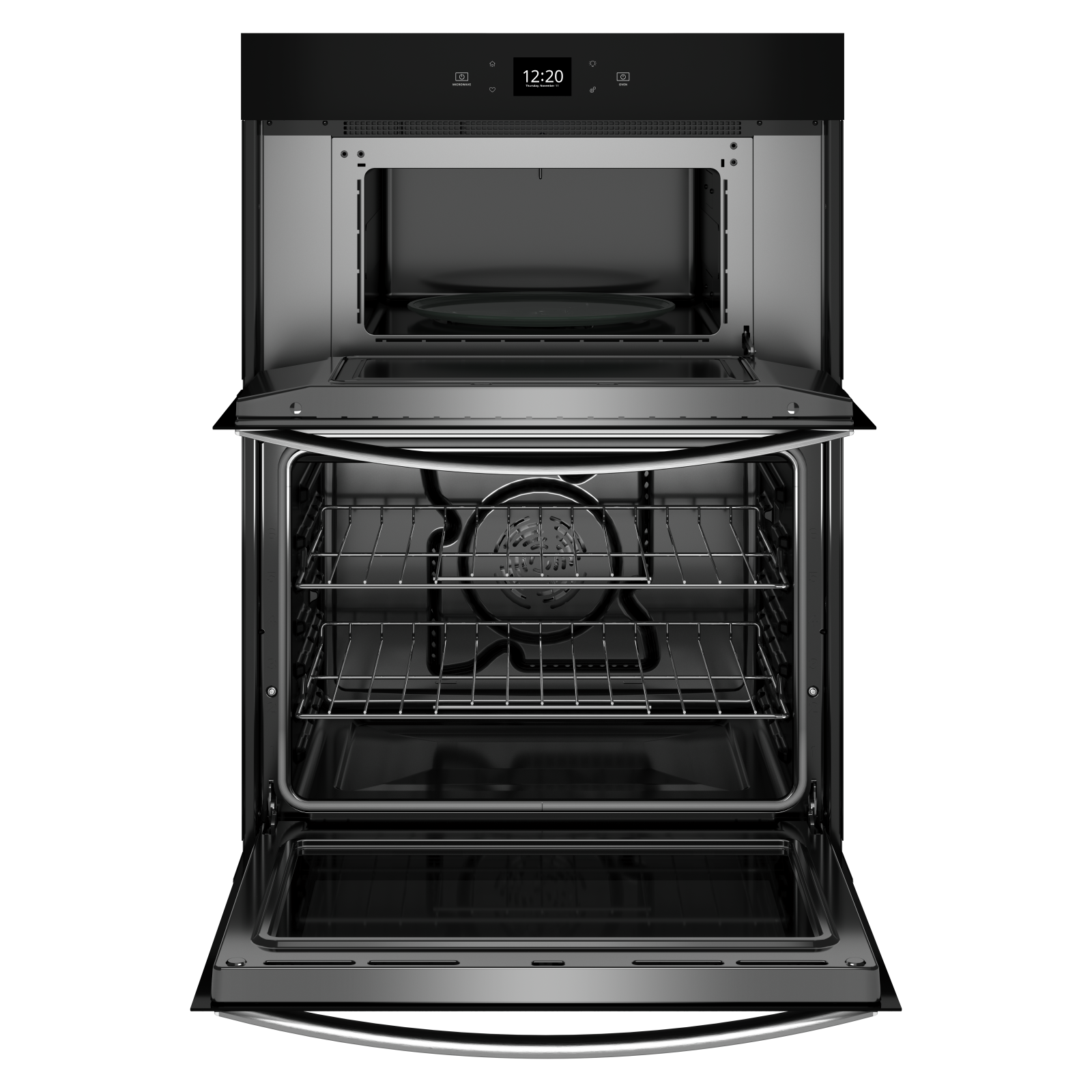 Whirlpool - 6.4 cu. ft Combination Wall Oven in Stainless - WOEC5030LZ