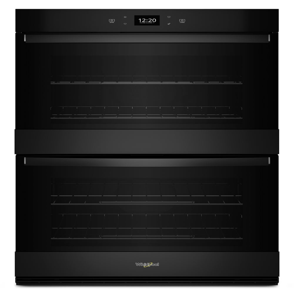 Whirlpool - 8.6 cu. ft Double Wall Oven in Black - WOED5027LB