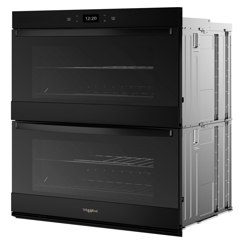 Whirlpool - 8.6 cu. ft Double Wall Oven in Black - WOED5027LB
